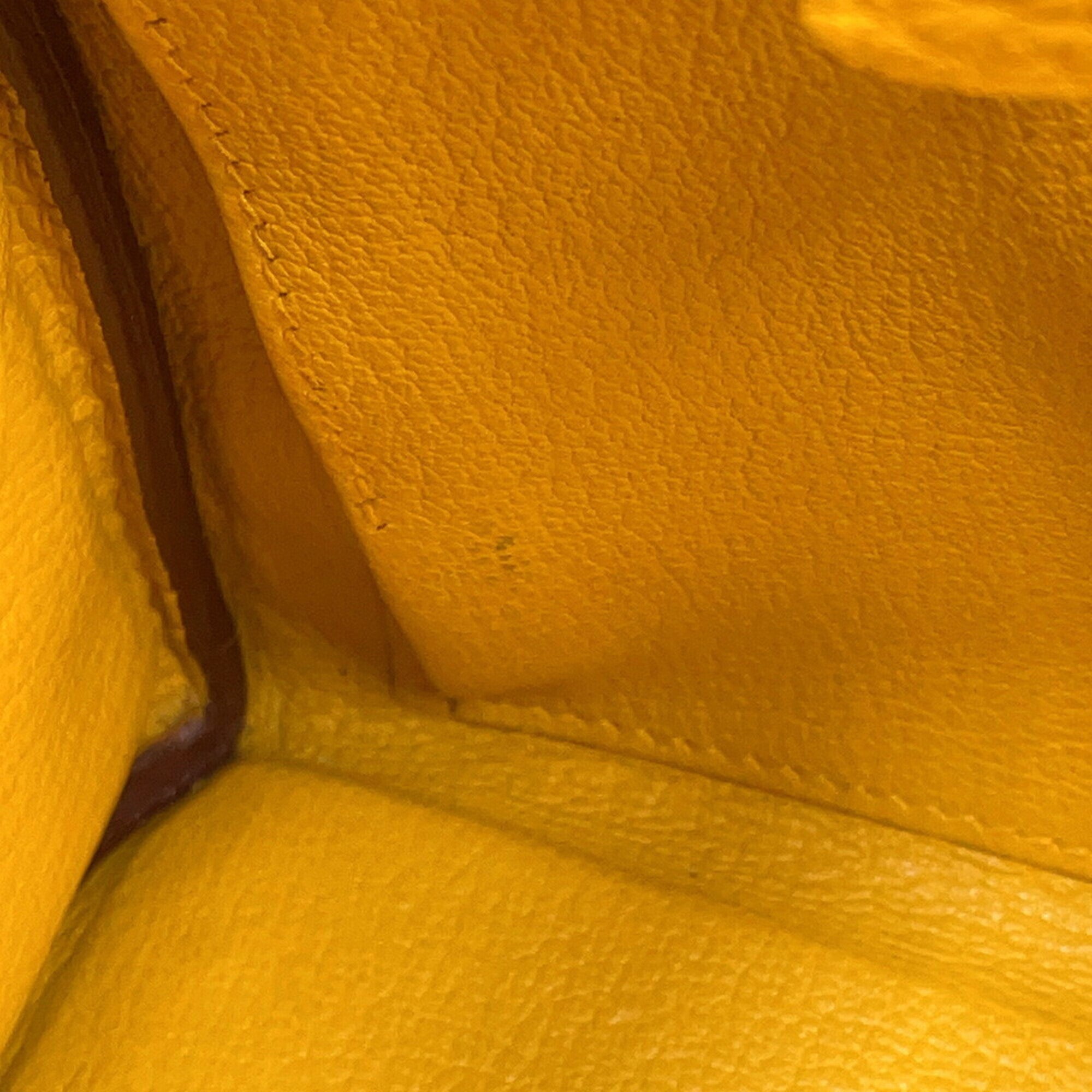 Hermes Yellow Togo Leather Handbag (Pre-Owned)