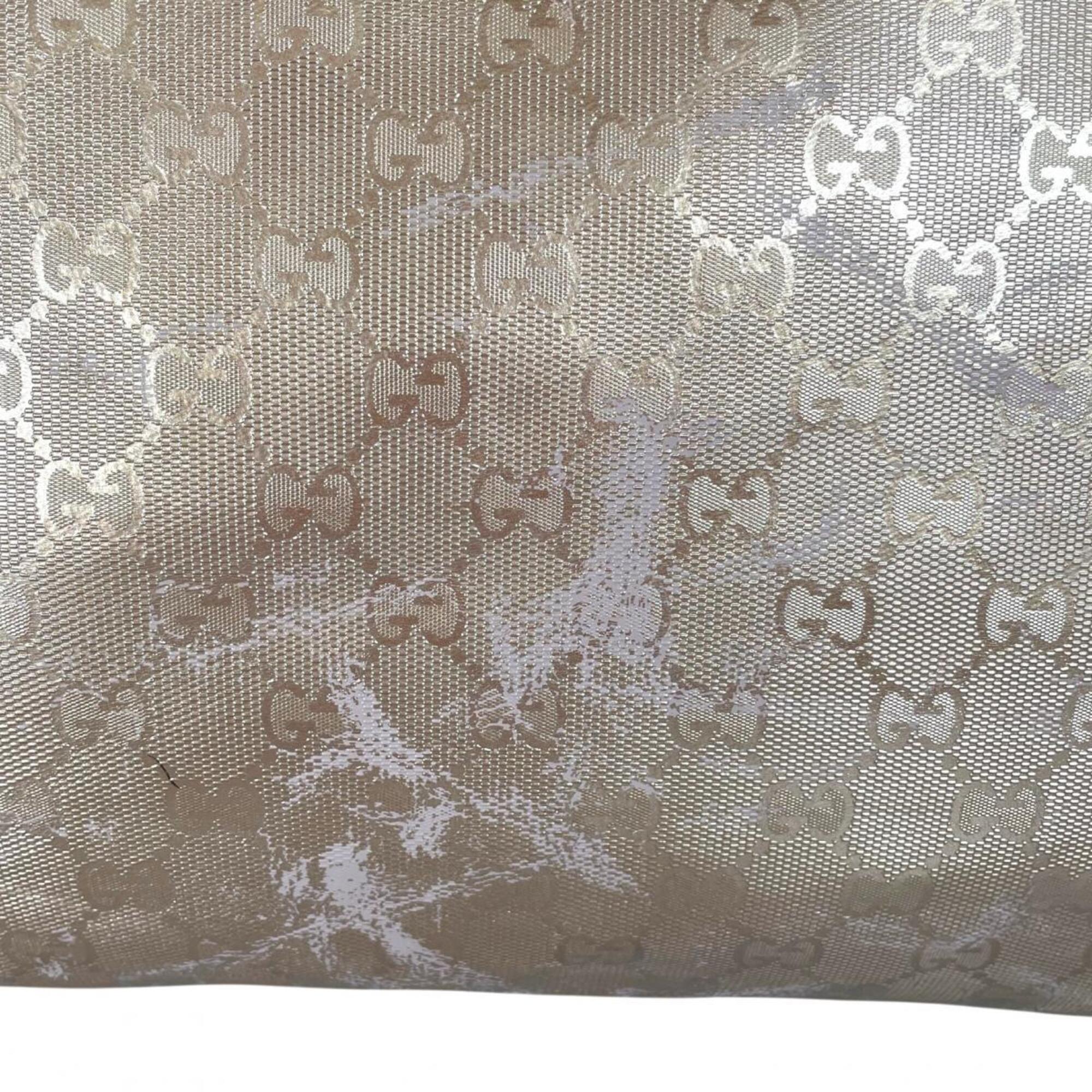 Gucci Gg Imprimé Gold Gg Imprimé Handbag Tote Bag (Pre-Owned)