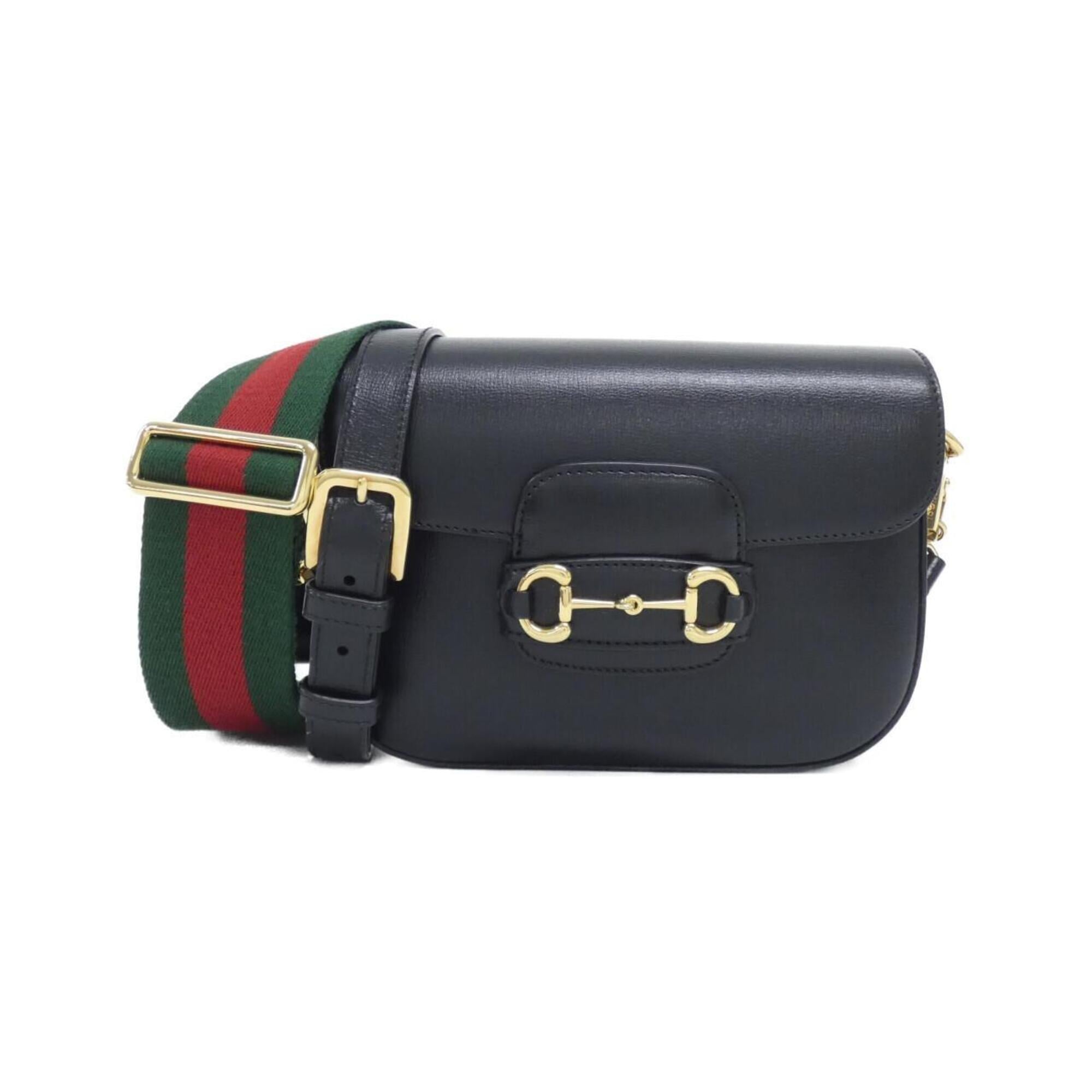 Gucci Black Leather Shoulder Bag (Pre-Owned)