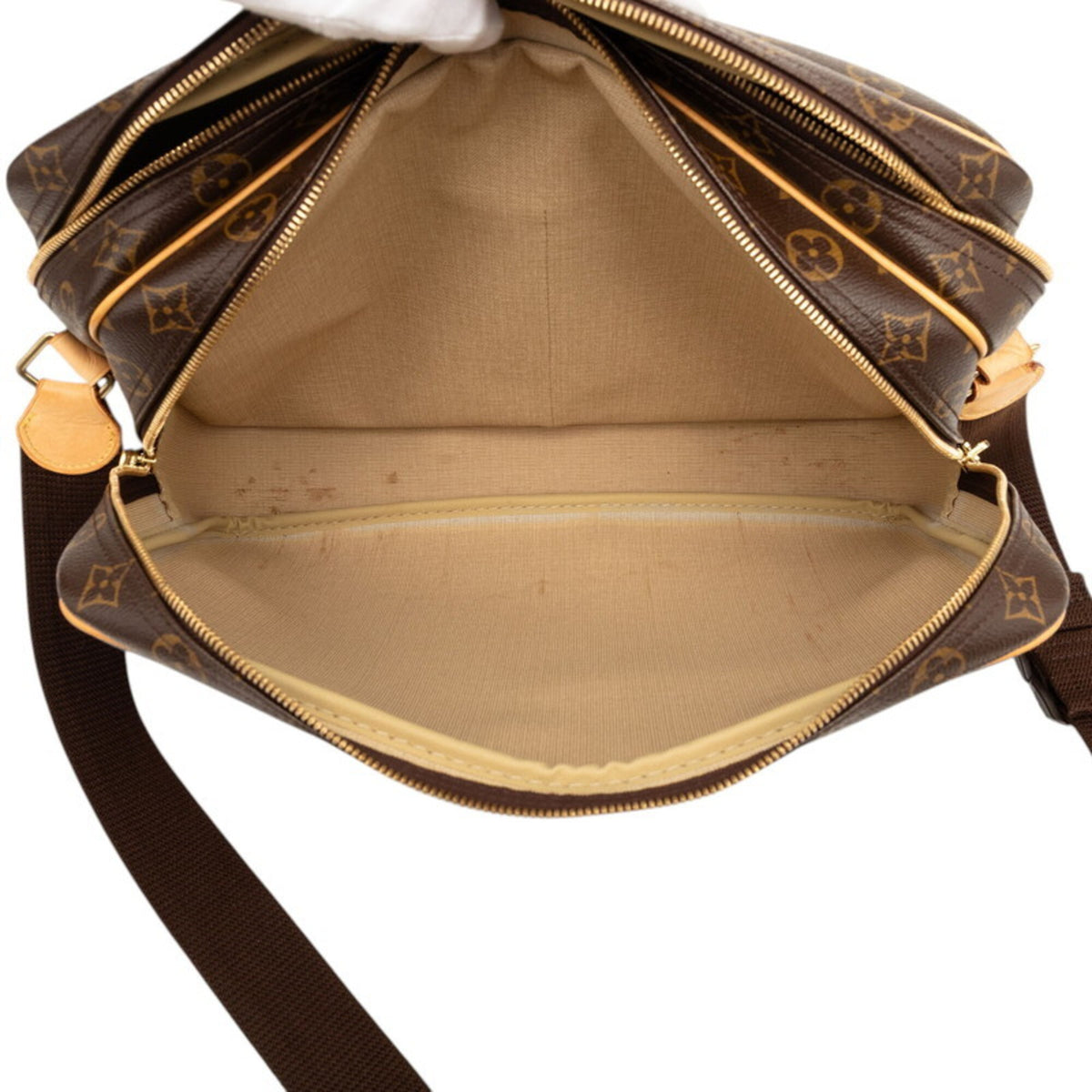 Louis Vuitton Brown Pvc Leather Shoulder Bag (Pre-Owned)