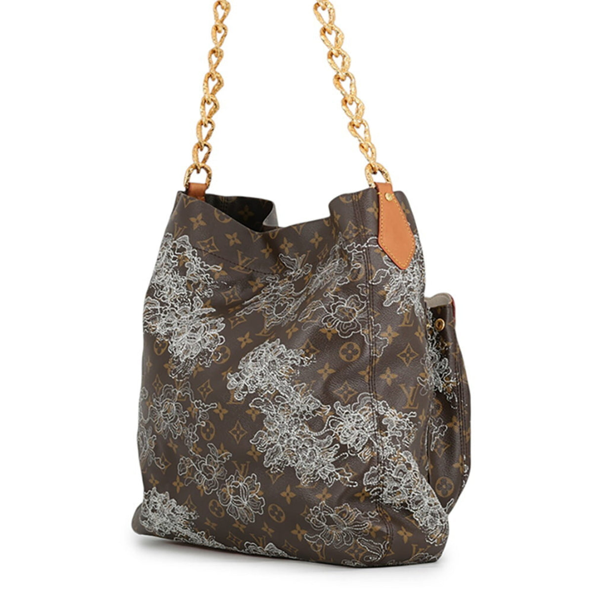 Louis Vuitton Monogram Dentelle Beige Monogram Handbag Shoulder Bag (Pre-Owned)