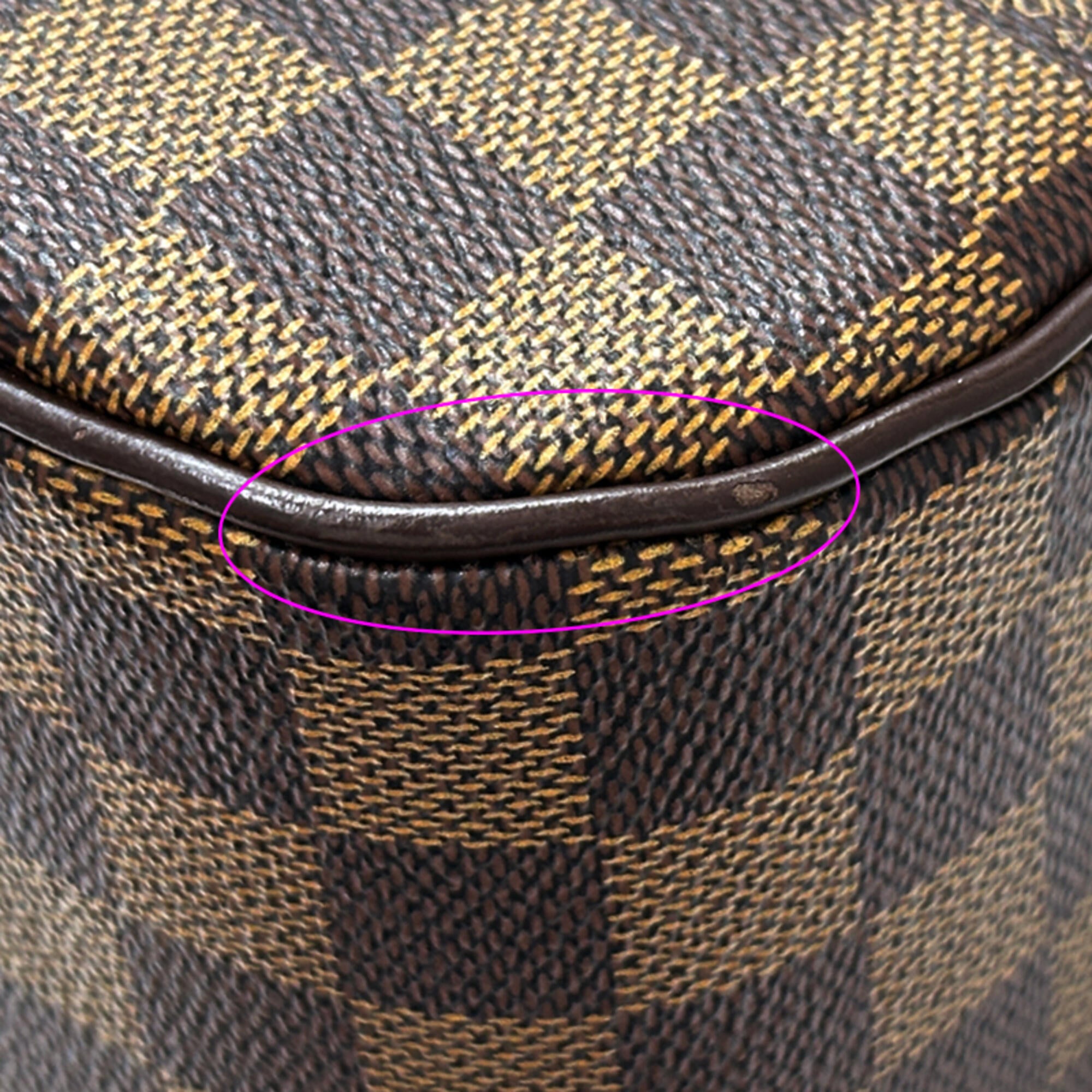 Louis Vuitton Brown Damier Canvas Ebene Damier Canvas Handbag (Pre-Owned)