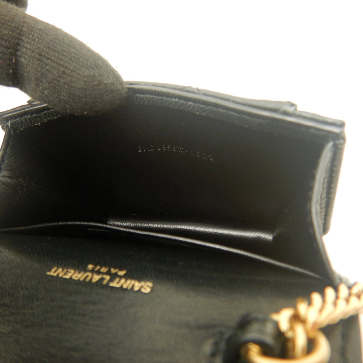 Saint Laurent Gold Leather Shoulder Bag (Pre-Owned)