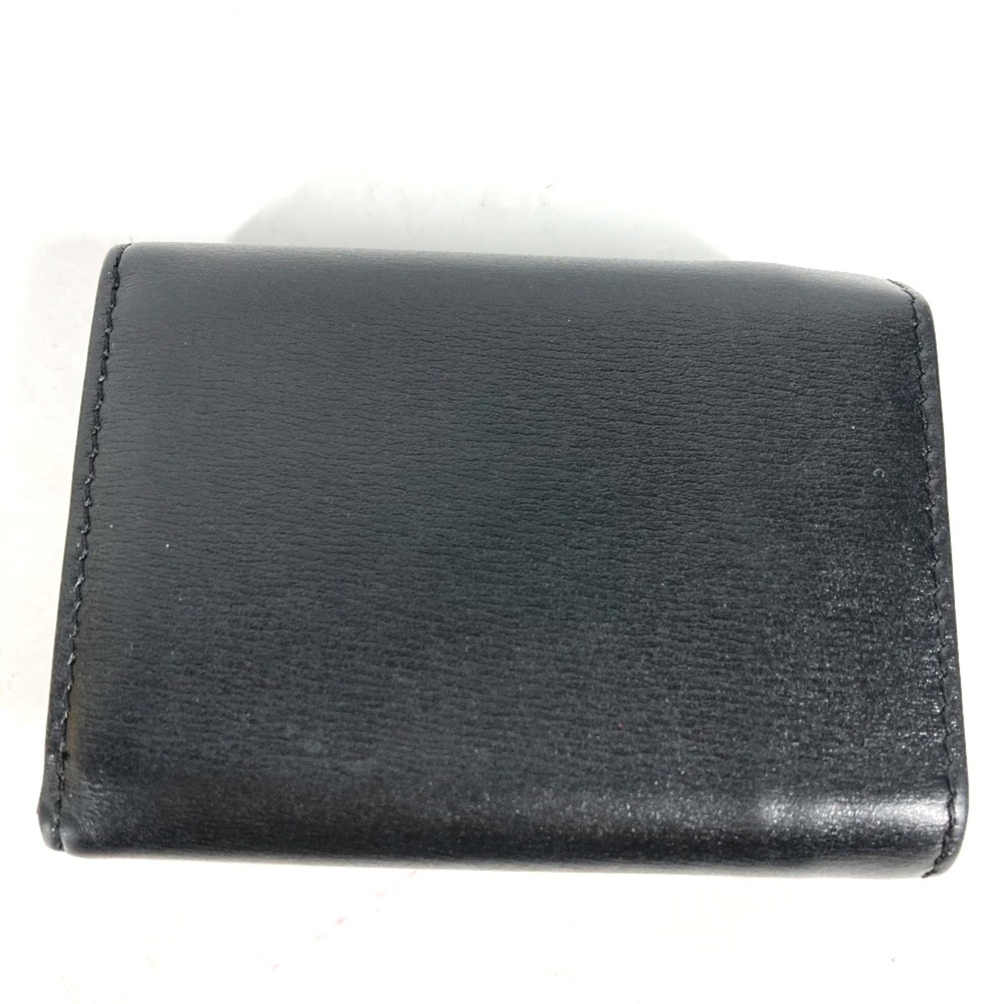 Fendi Black Leather Wallet (Tri-Fold) (Pre-Owned)