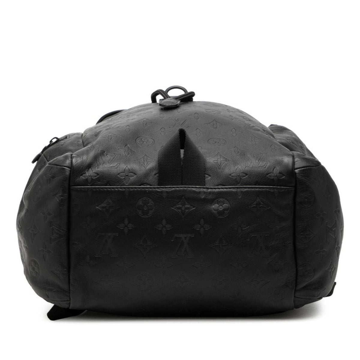 Louis Vuitton Black Noir Leather Backpack (Pre-Owned)