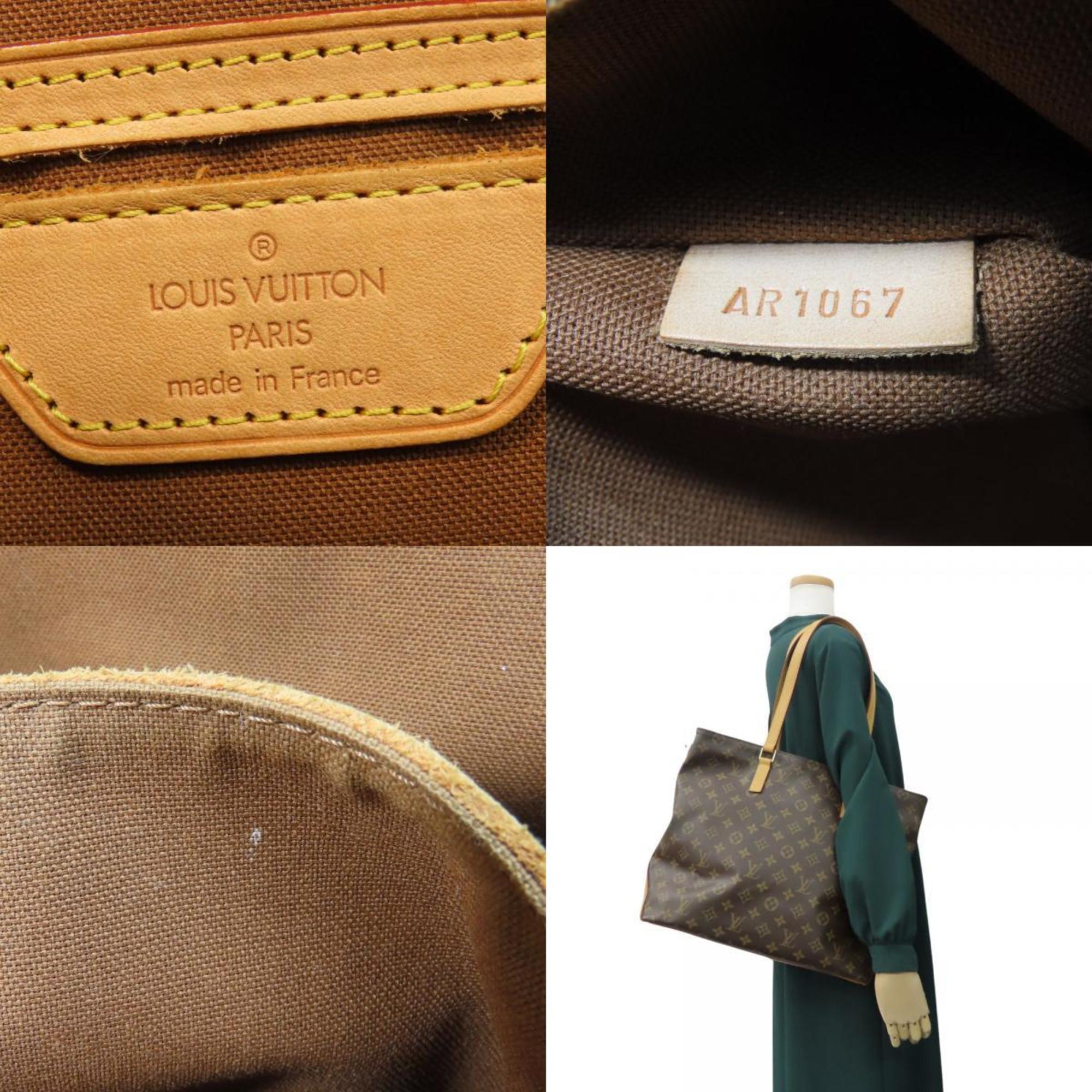 Louis Vuitton Brown Monogram Leather Tote Bag (Pre-Owned)