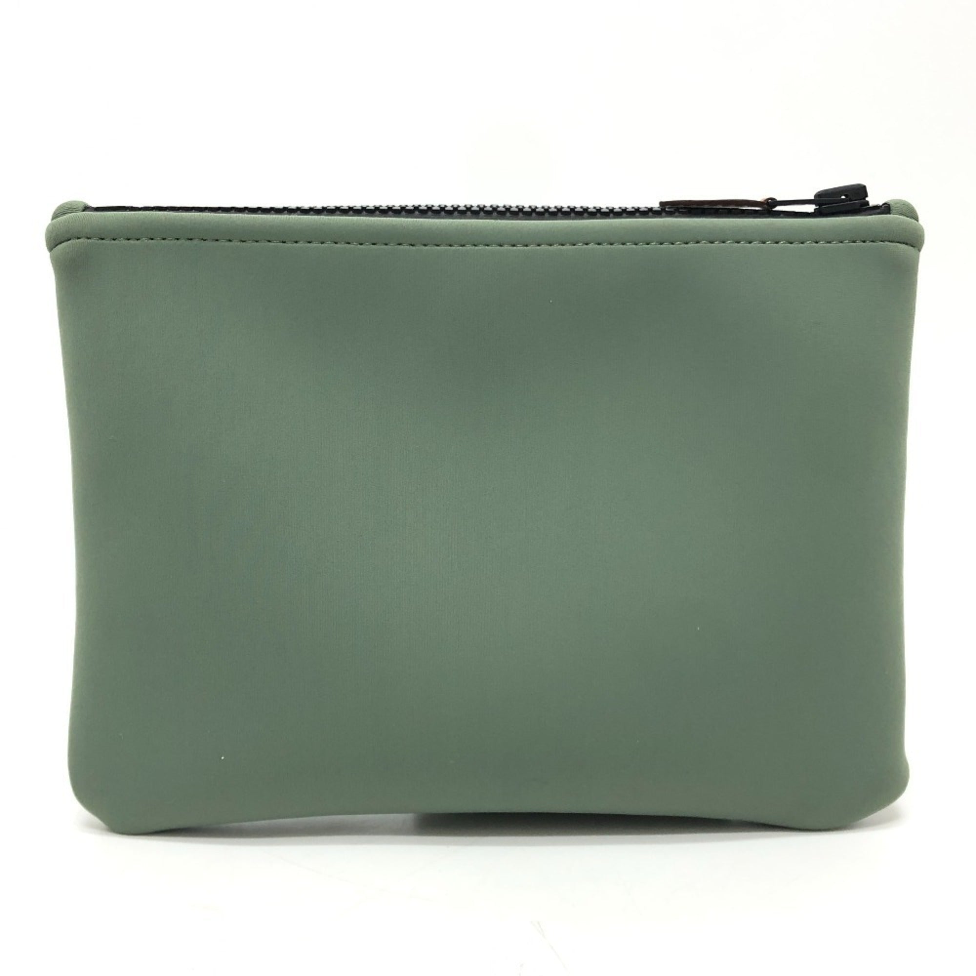 Hermes Khaki Nylon Handbag Pouch (Pre-Owned)