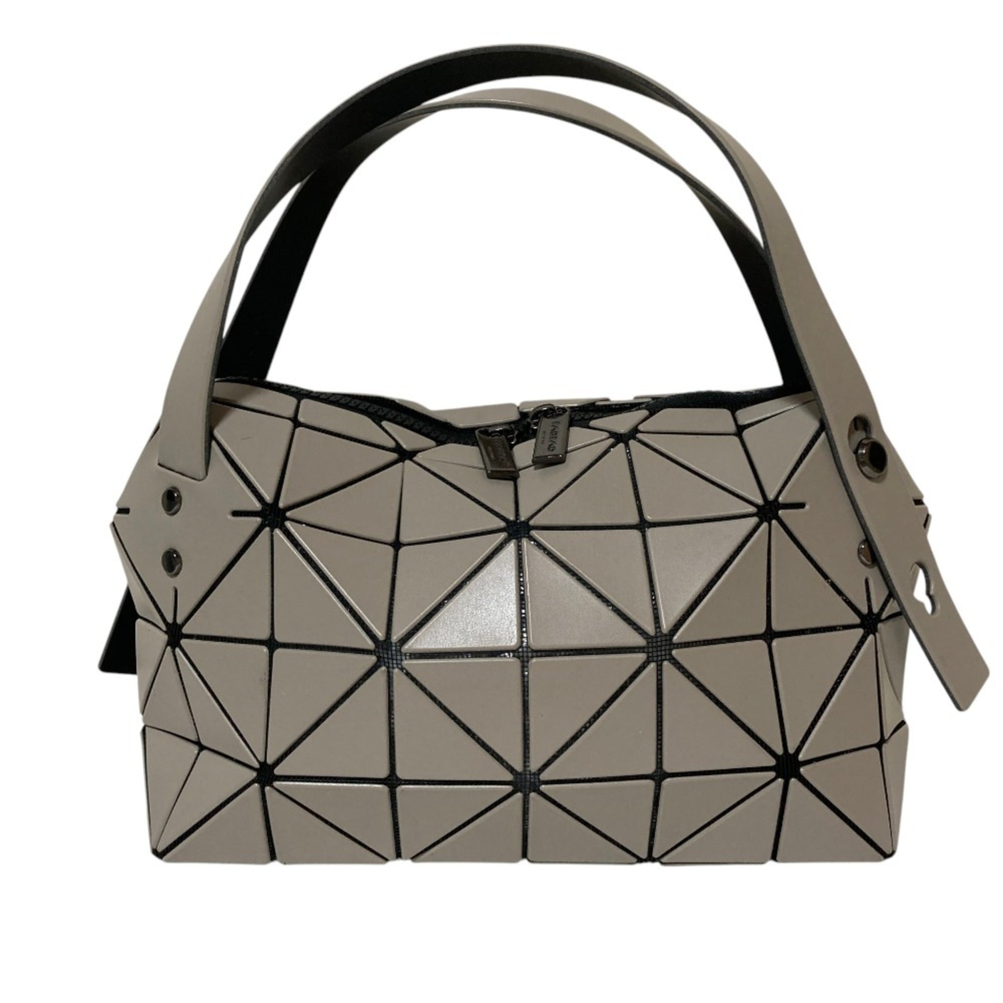 Bao Bao Issey Miyake Grayish Polyester Handbag (Pre-Owned)