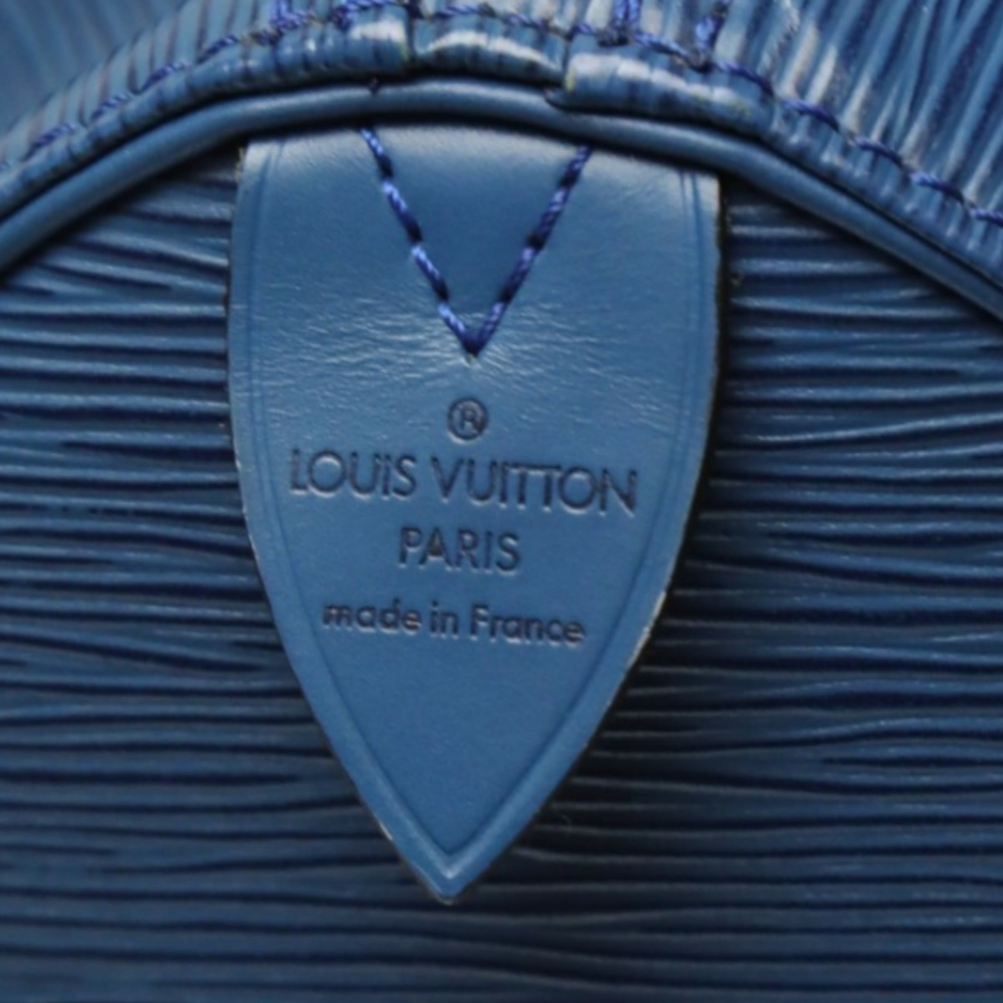 Louis Vuitton Galle Toledo Blue Epi Leather Handbag (Pre-Owned)