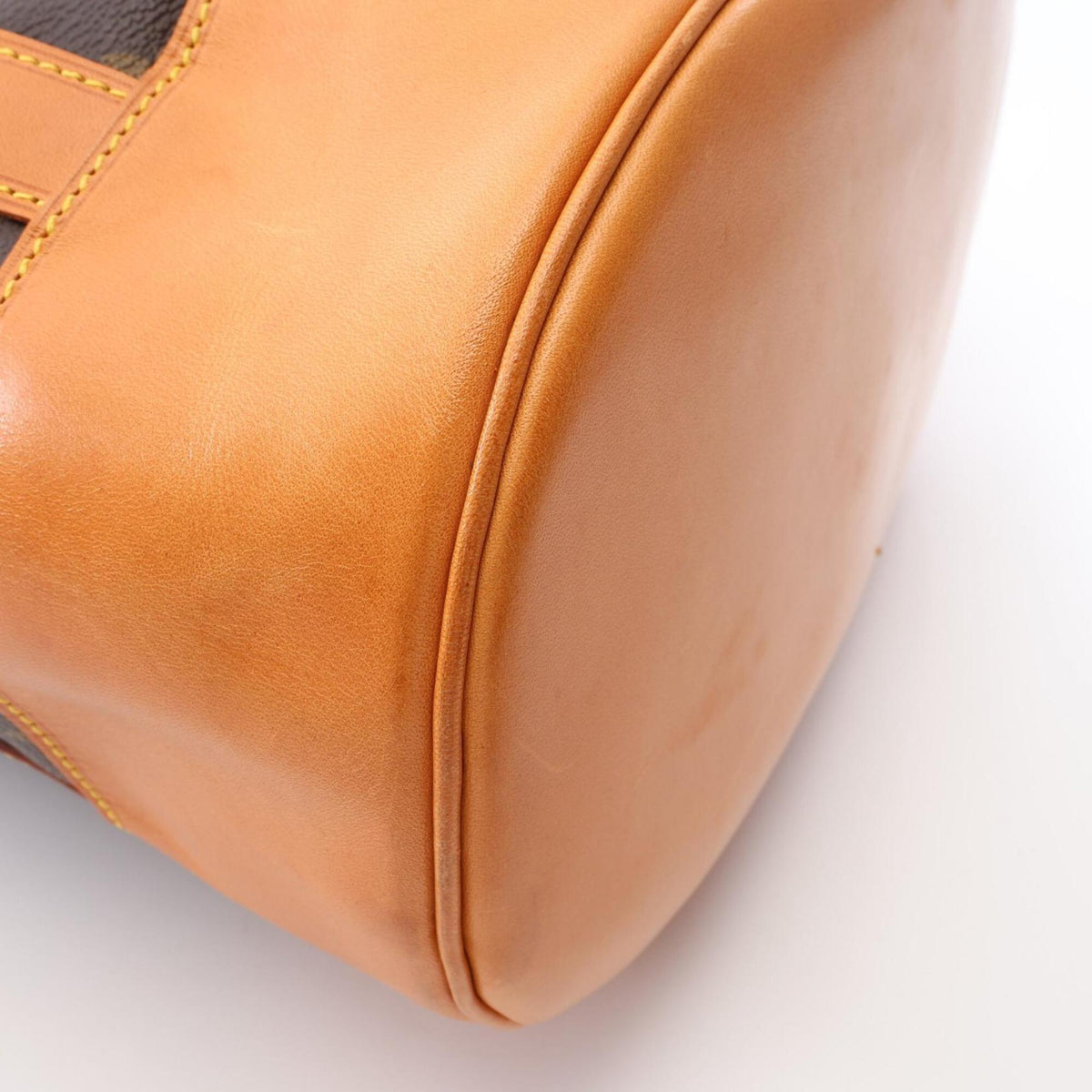 Louis Vuitton Brown Monogram Coated Canvas Leather Handbag Shoulder Bag (Pre-Owned)