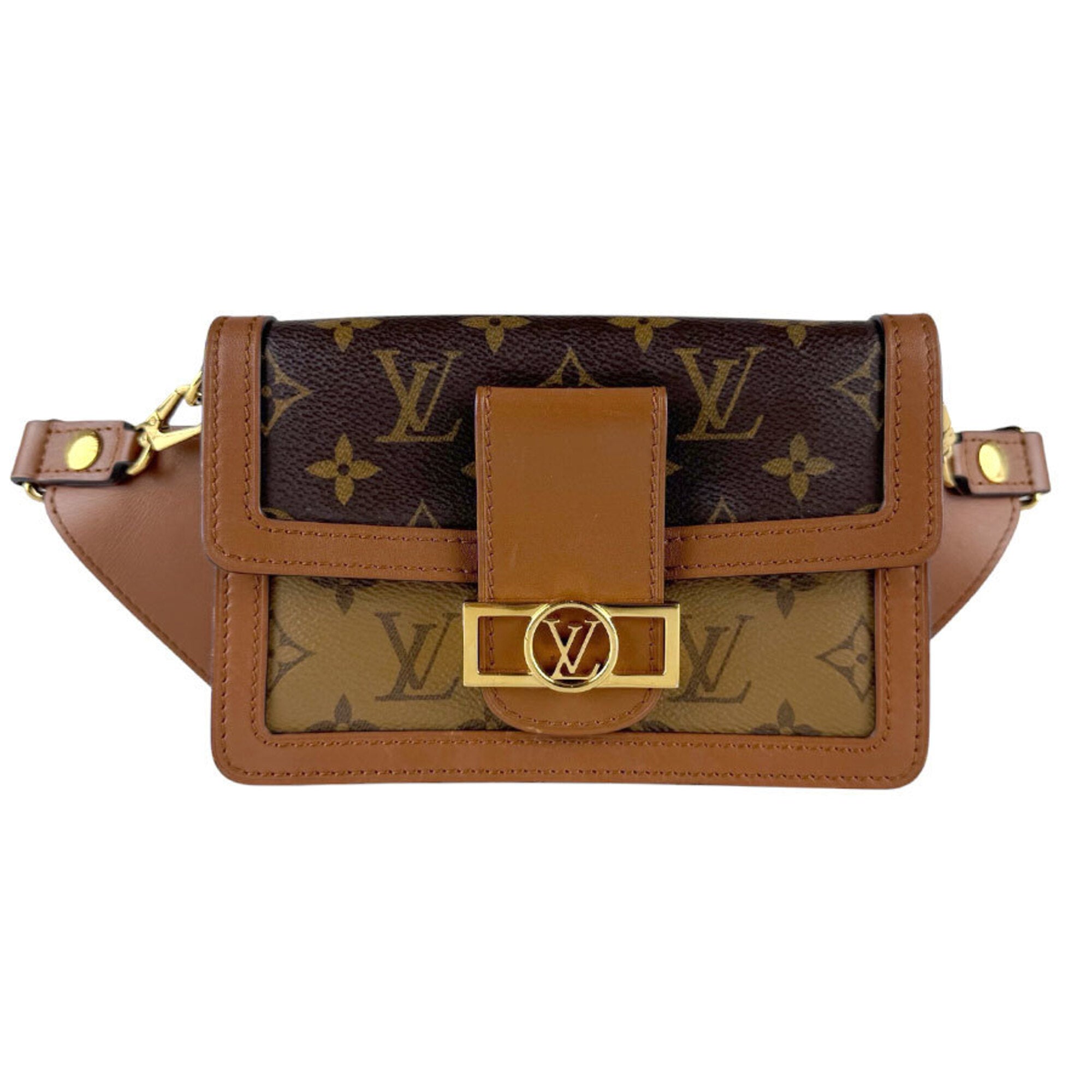 Louis Vuitton Brown Monogram Reverse Monogram Reverse Fanny Pack (Pre-Owned)