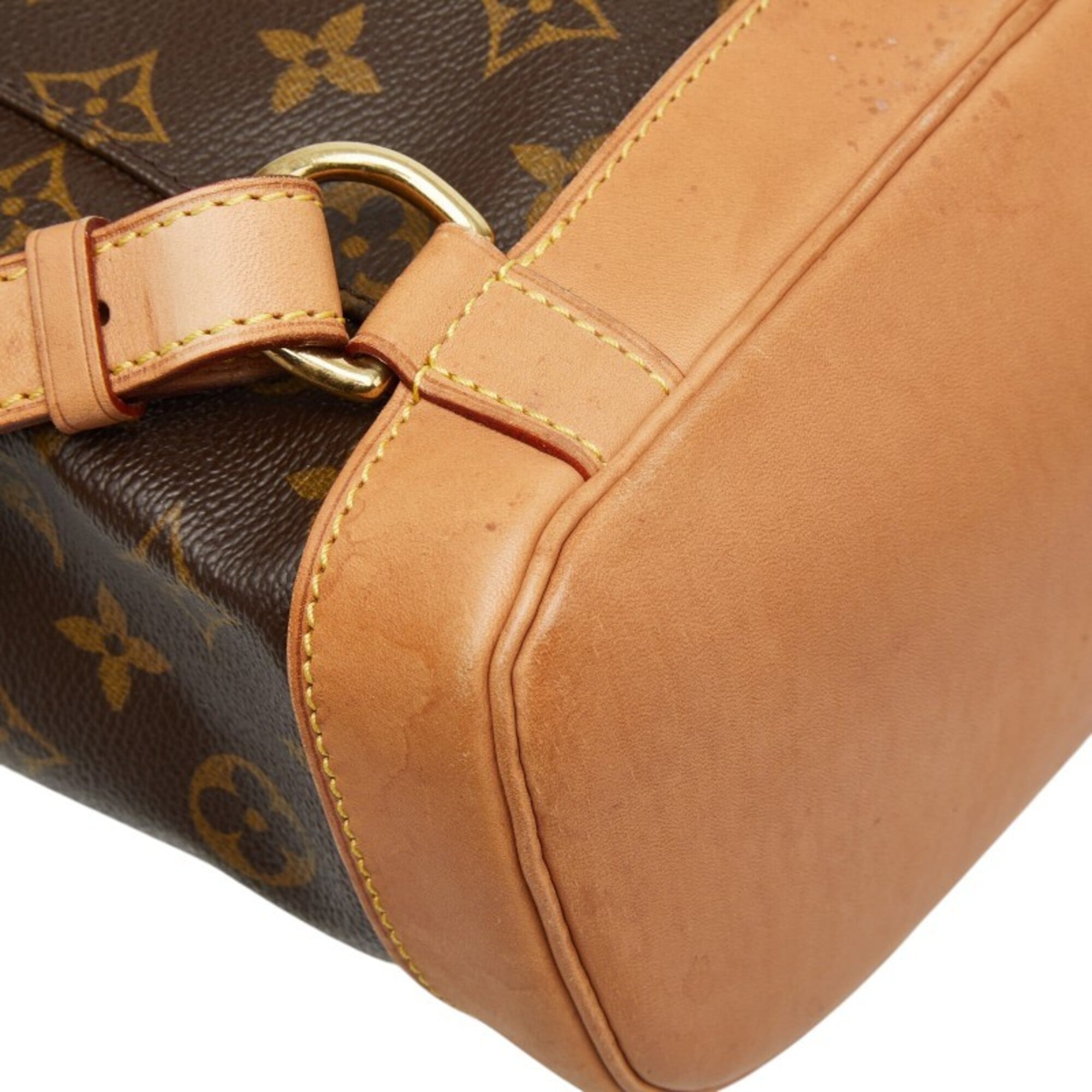 Louis Vuitton Brown Pvc Leather Backpack (Pre-Owned)
