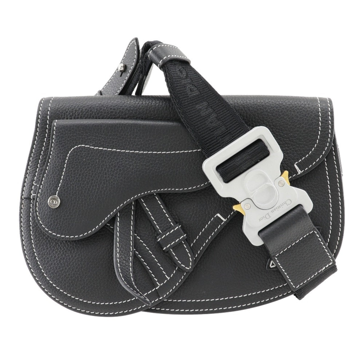 Christian Dior Black Leather Sling Bag (Pre-Owned)