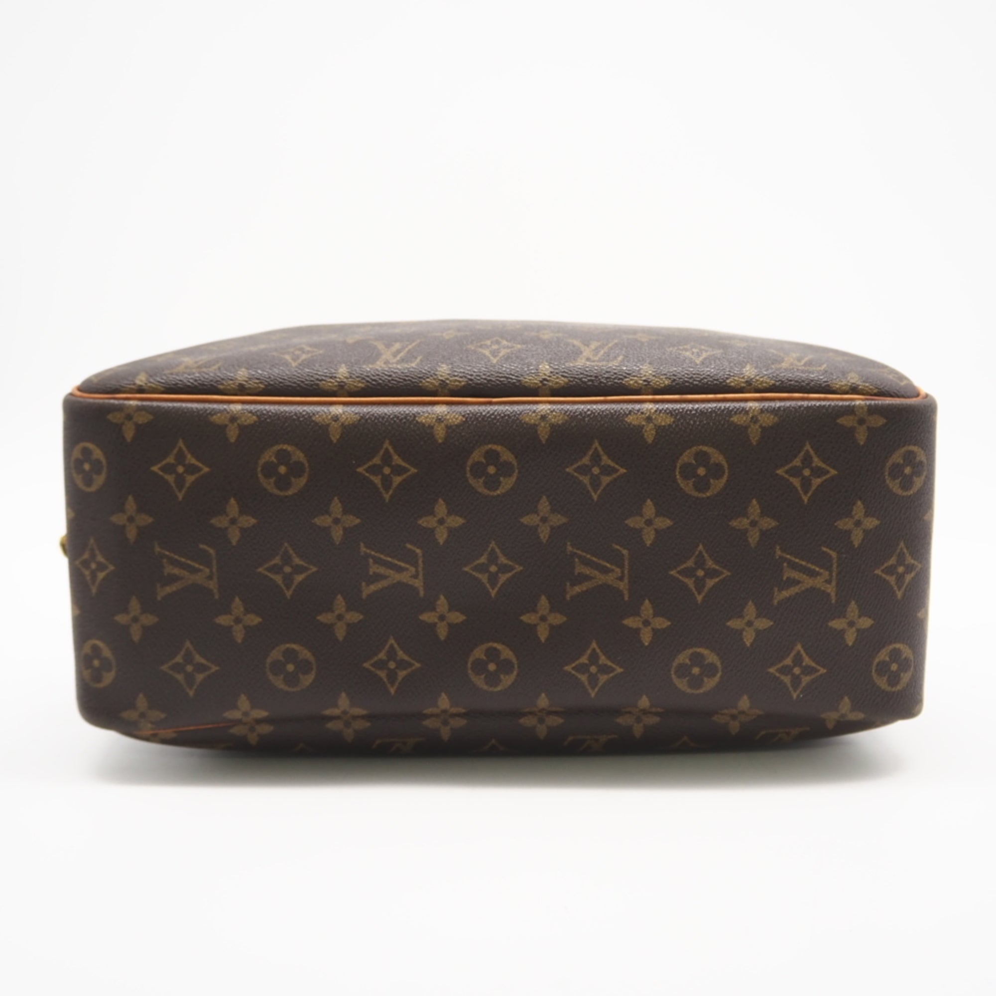 Louis Vuitton Brown Coated Canvas Leather Handbag (Pre-Owned)