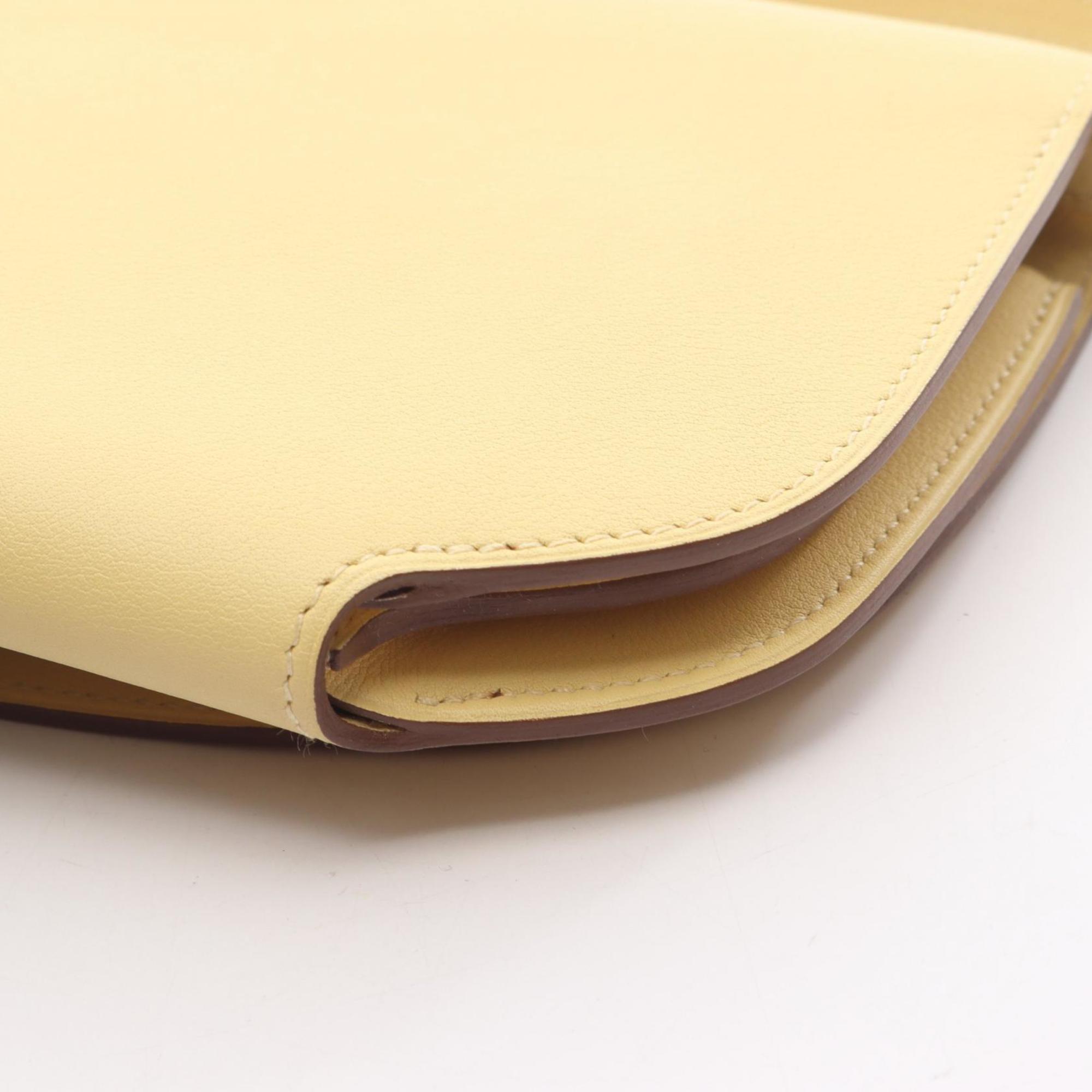 Hermes Yellow Swift Leather Shoulder Bag (Pre-Owned)