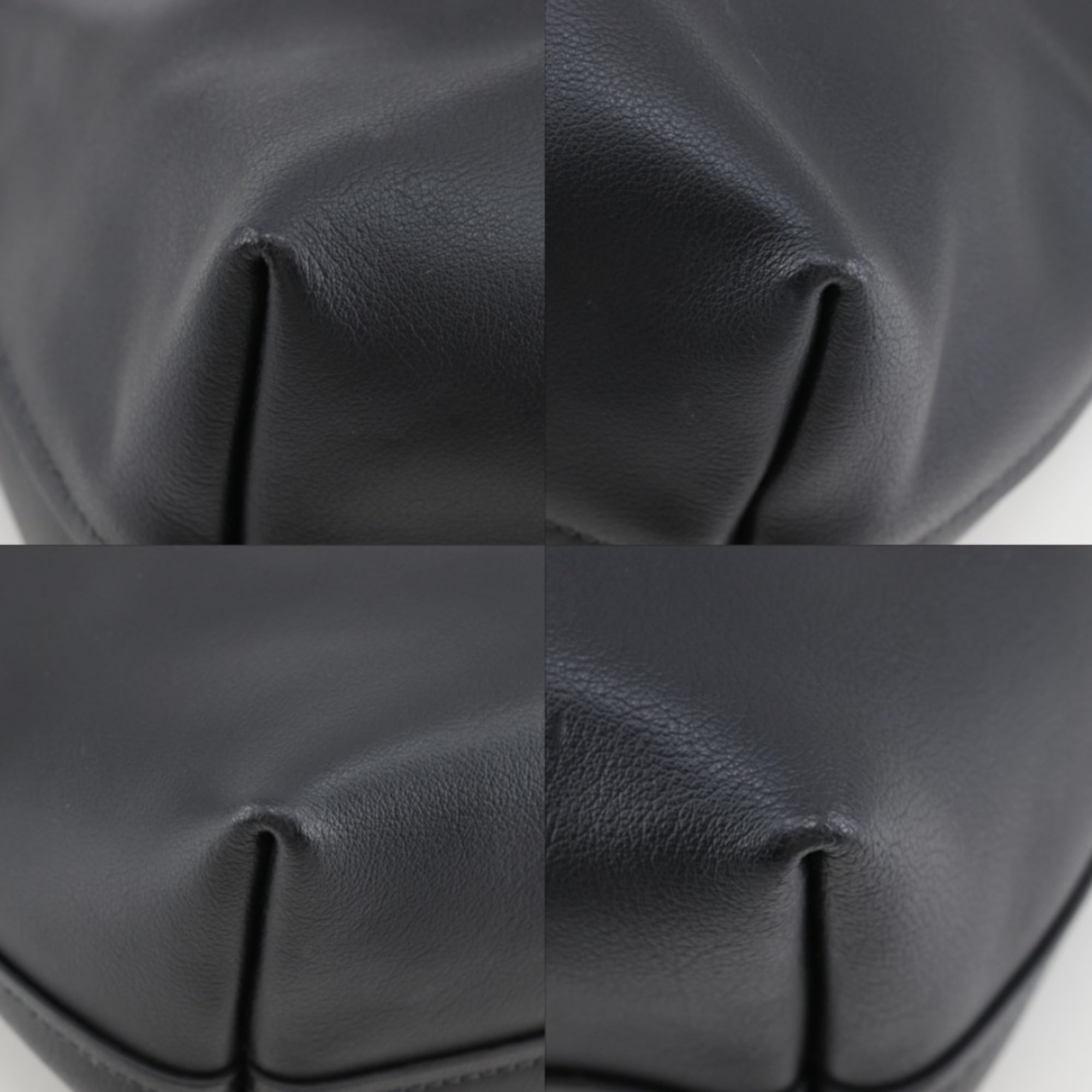 Miu Miu Black Leather Tote Bag (Pre-Owned)