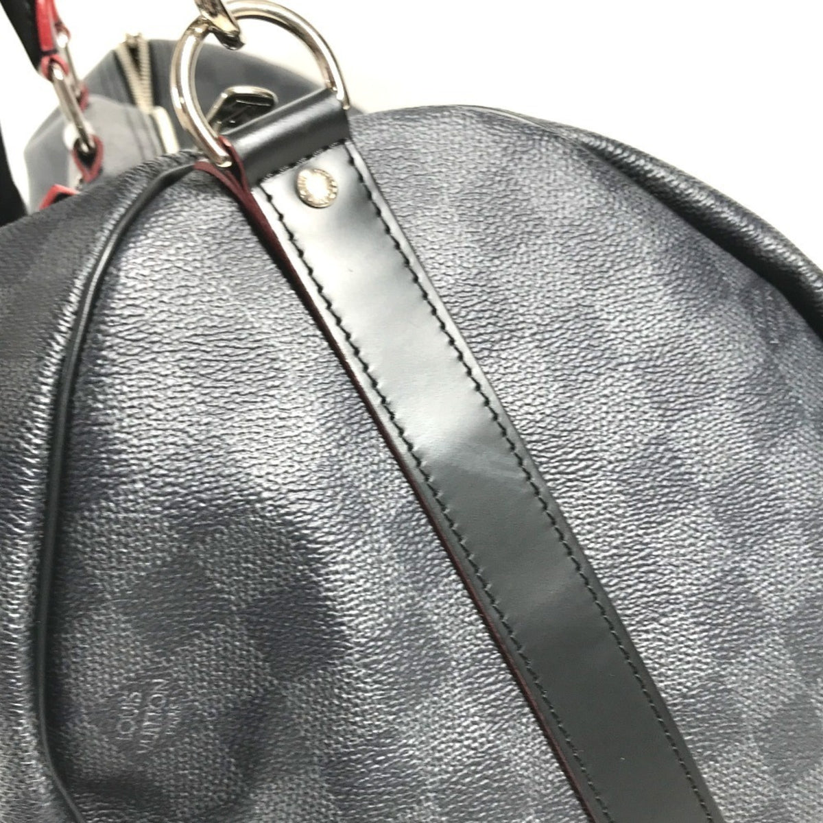 Louis Vuitton Black Damier Graphite Canvas Boston Bag (Pre-Owned)