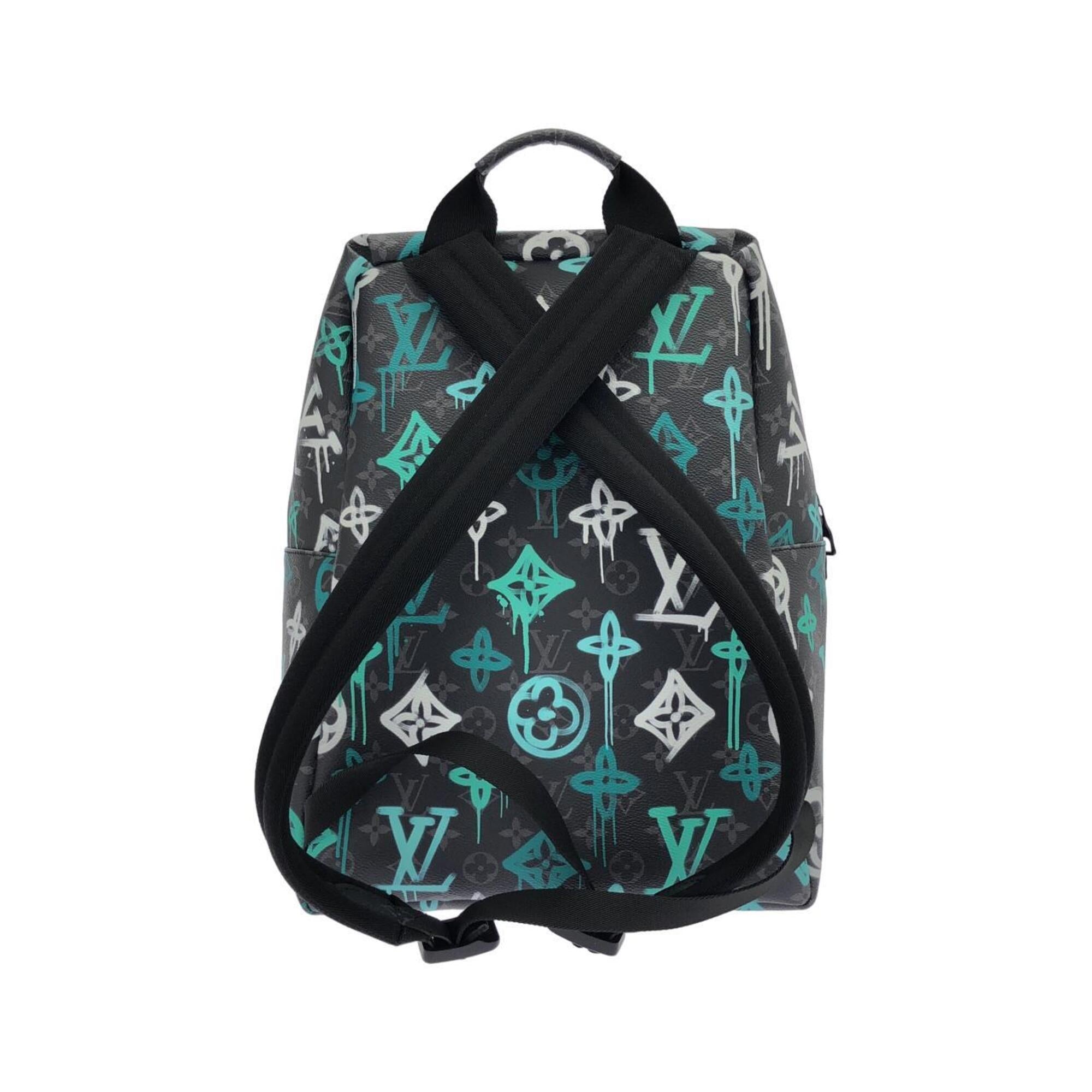 Louis Vuitton Monogram Eclipse Black Monogram Eclipse Vert Monogram Eclipse Backpack (Pre-Owned)