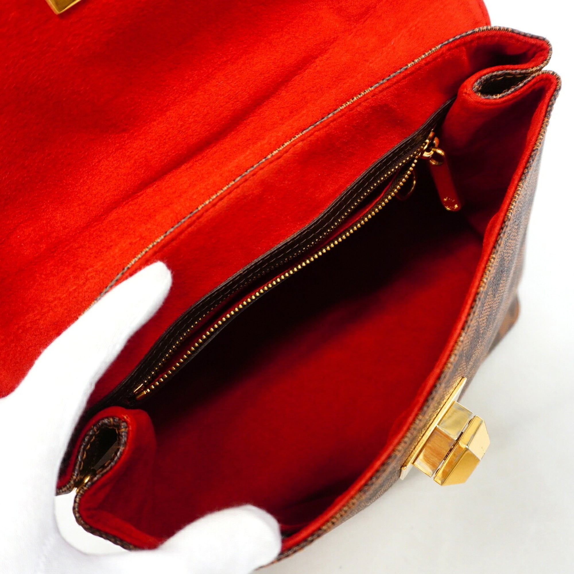 Louis Vuitton Ebene Handbag (Pre-Owned)