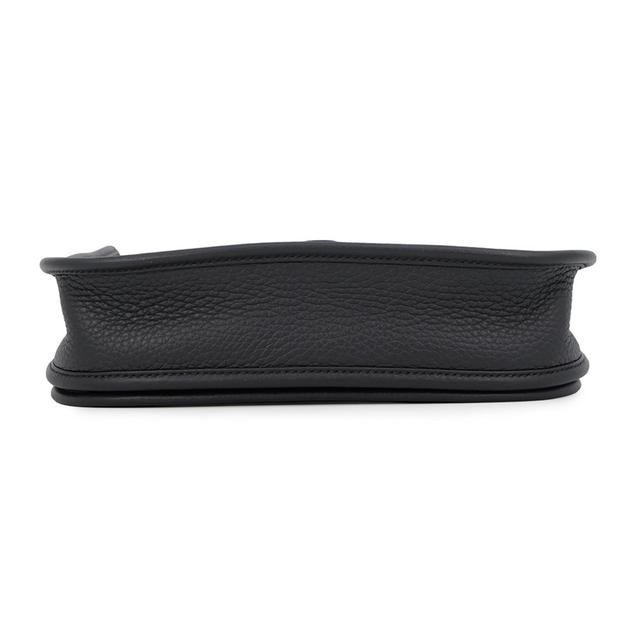 Hermes Black Taurillon Clemence Leather Shoulder Bag (Pre-Owned)