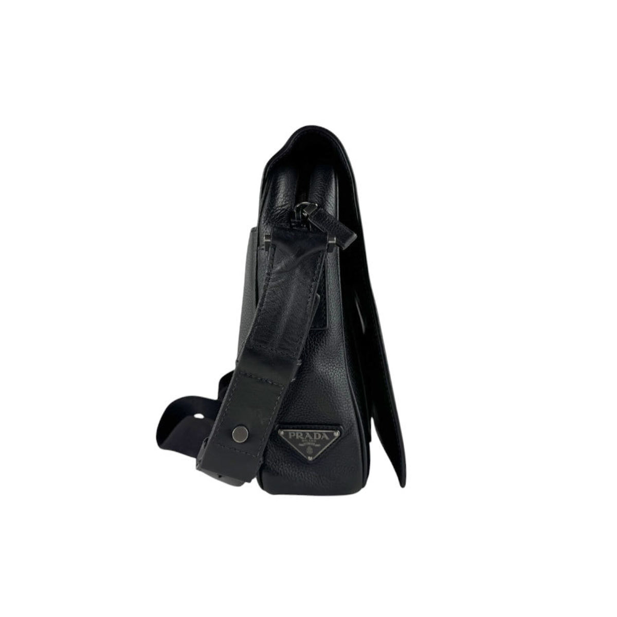 Prada Black Leather Shoulder Bag (Pre-Owned)