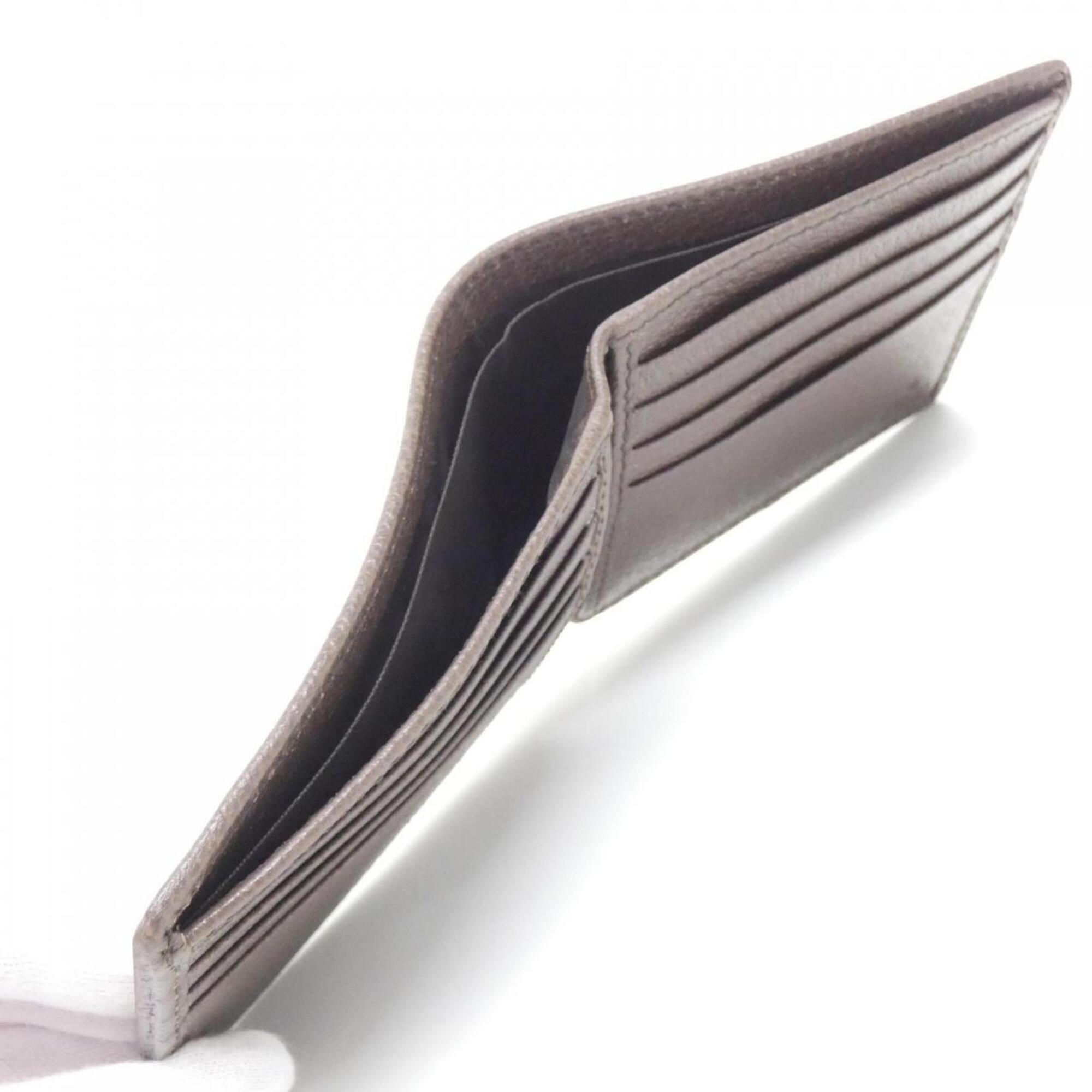 Gucci Brown Canvas Bill Wallet (Bi-Fold) (Pre-Owned)