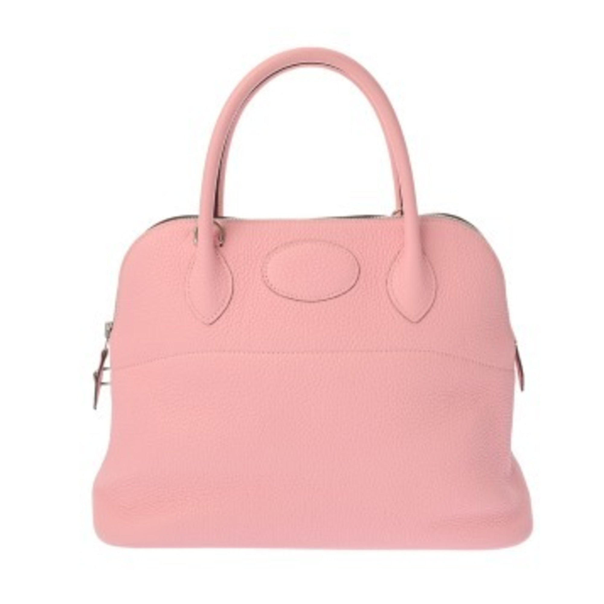 Hermes Bolide Rose Sakura Taurillon Clemence Leather Handbag (Pre-Owned)