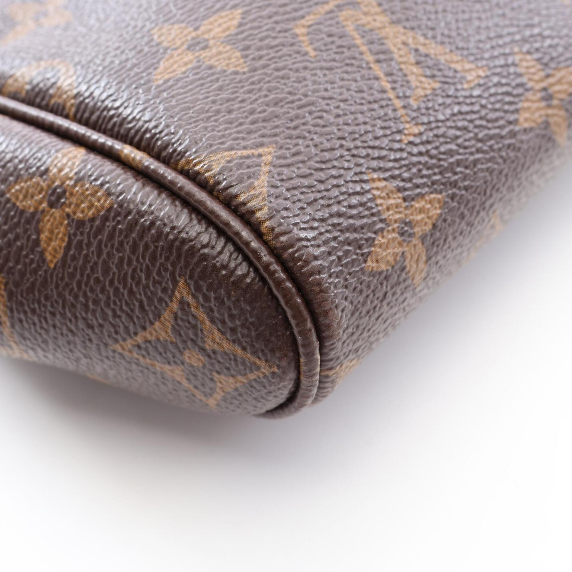 Louis Vuitton Brown Coated Canvas Pvc Leather Handbag (Pre-Owned)