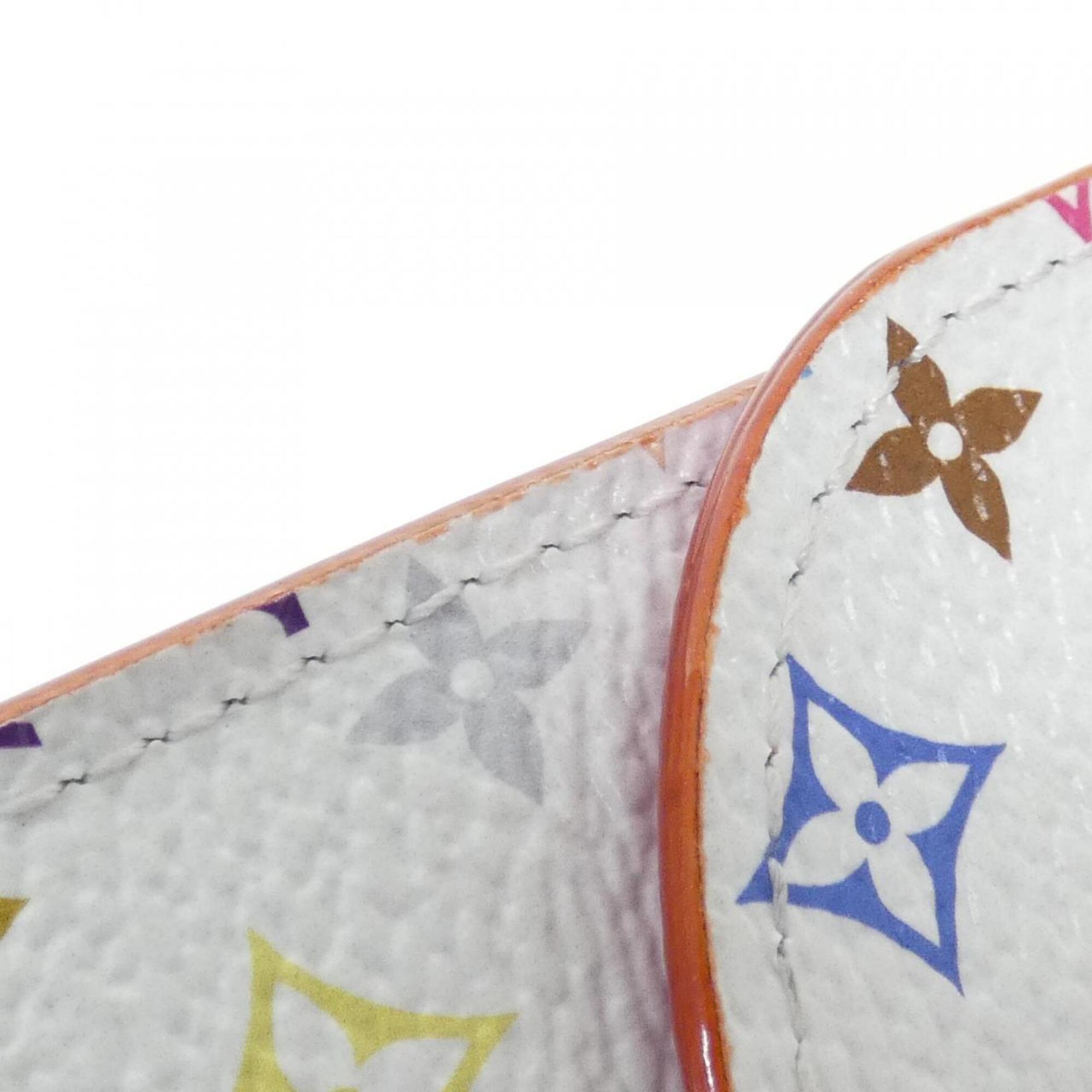 Louis Vuitton Pink White Coated Canvas Coin Purse/Coin Case (Pre-Owned)