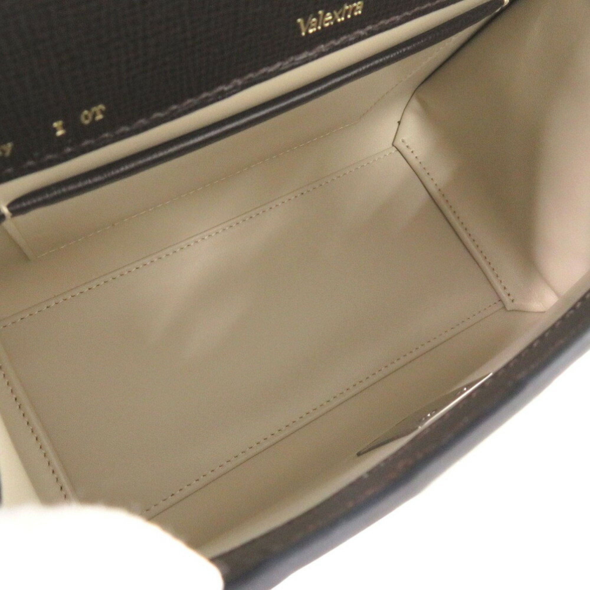 Valextra Blue Leather Handbag (Pre-Owned)
