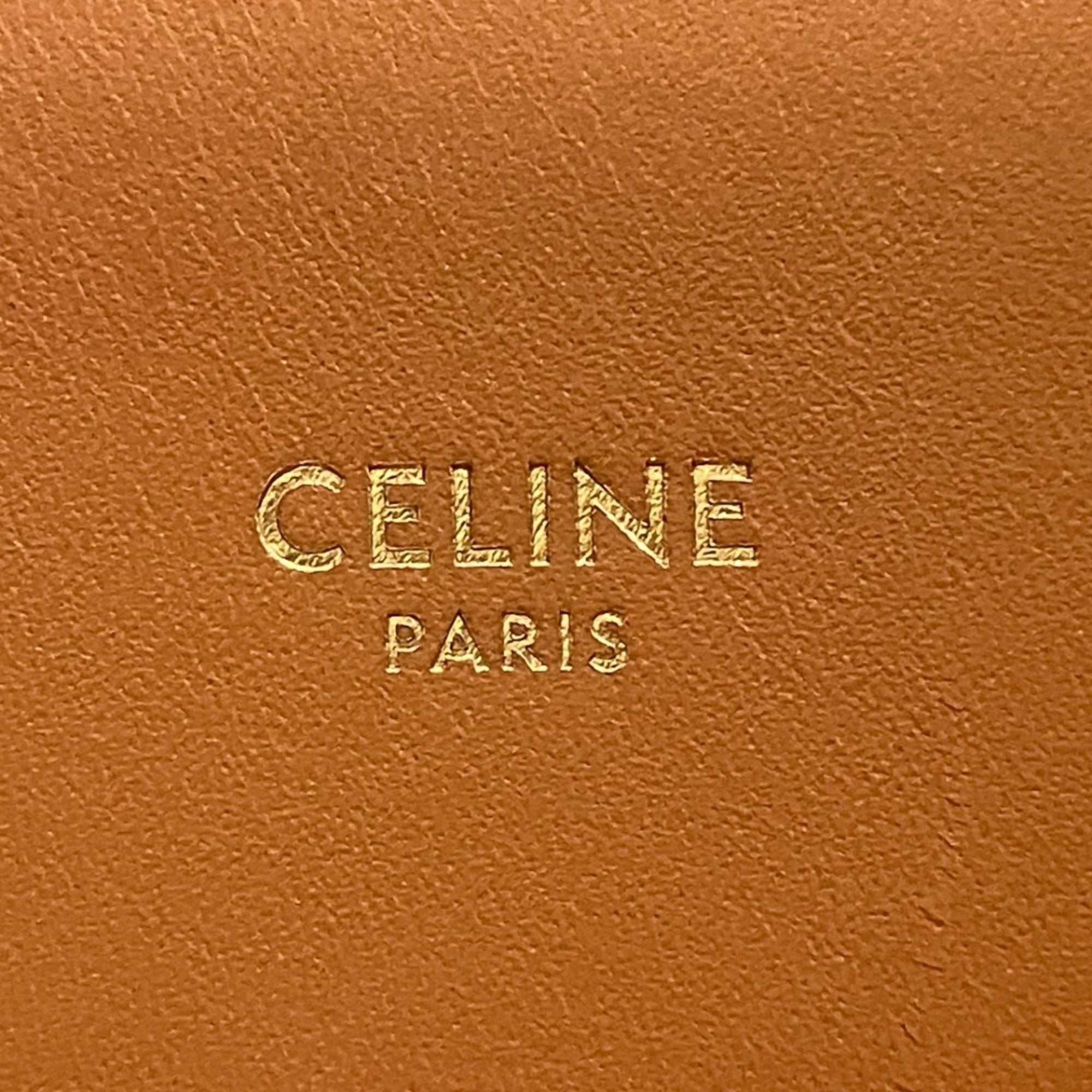 Celine White Canvas Leather Tote Bag (Pre-Owned)