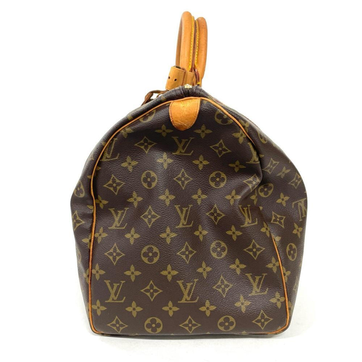 Louis Vuitton Brown Monogram Canvas Boston Bag (Pre-Owned)