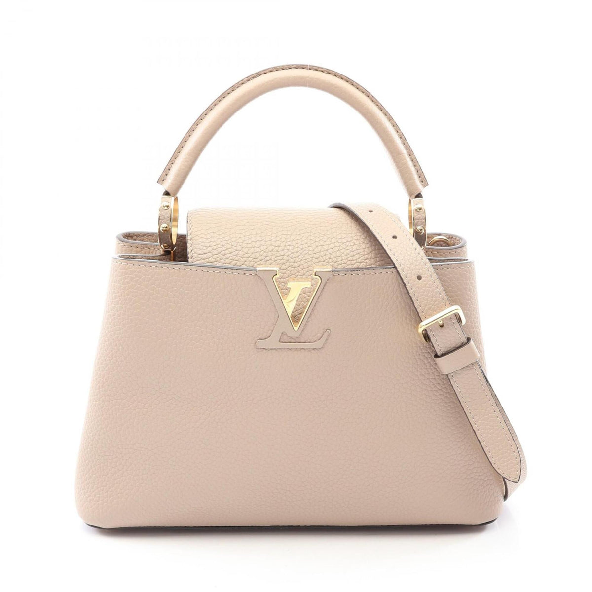 Louis Vuitton Beige Leather Handbag (Pre-Owned)