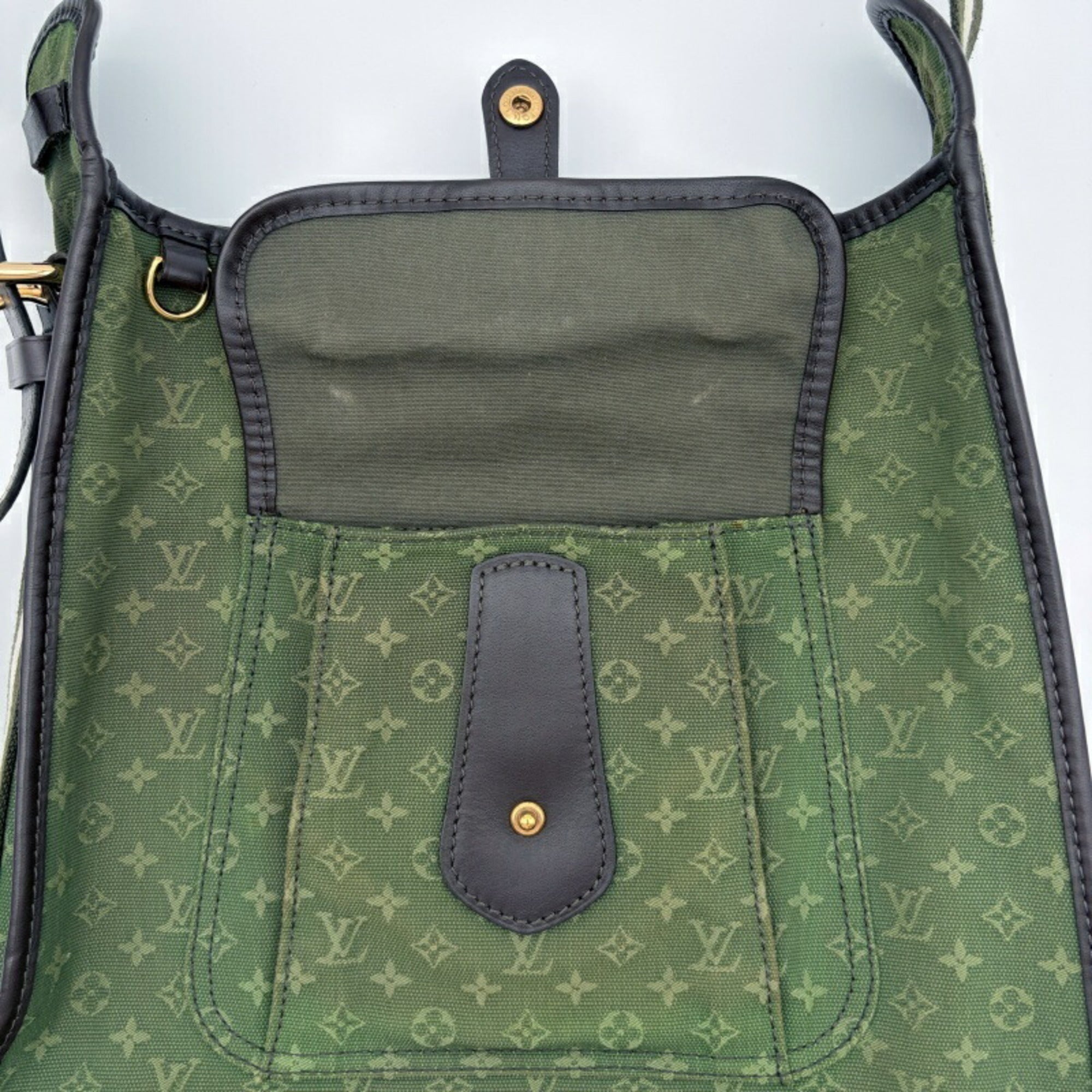 Louis Vuitton Khaki Monogram Mini Shoulder Bag (Pre-Owned)