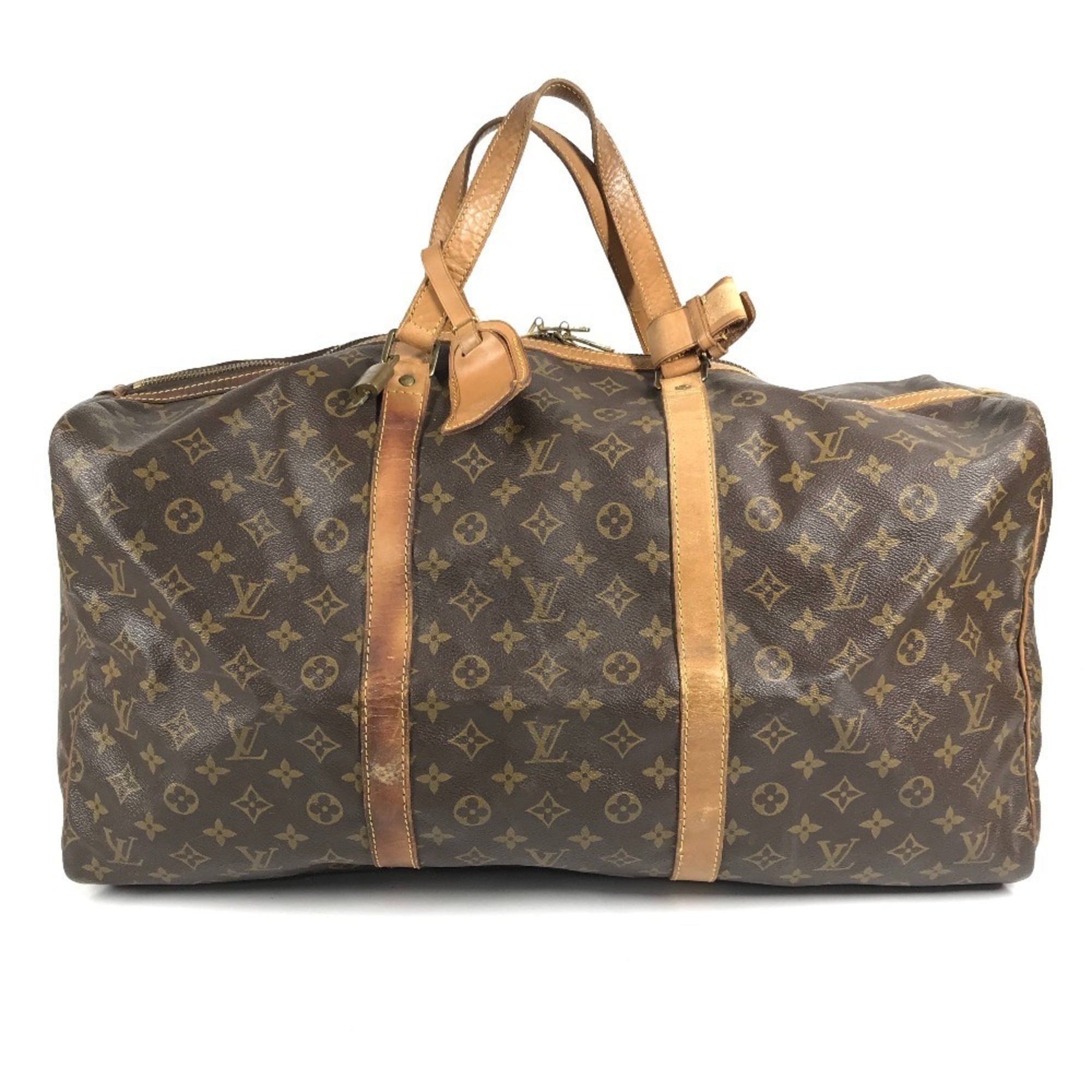 Louis Vuitton Brown Monogram Monogram Boston Bag Handbag (Pre-Owned)