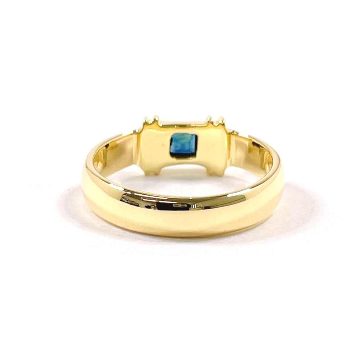 Tiffany Gold Blue Yellow Gold (18K) Band Ring (Pre-Owned)