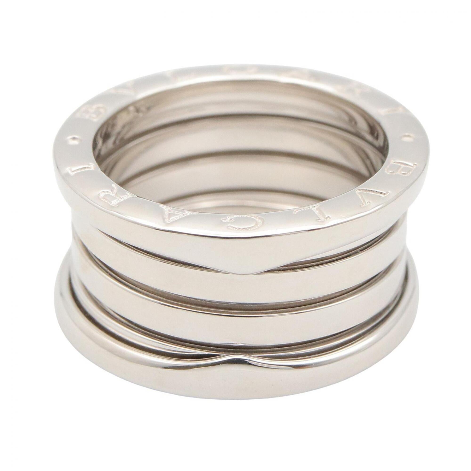 Bvlgari Silver White Gold (18K) Band Ring (Pre-Owned)