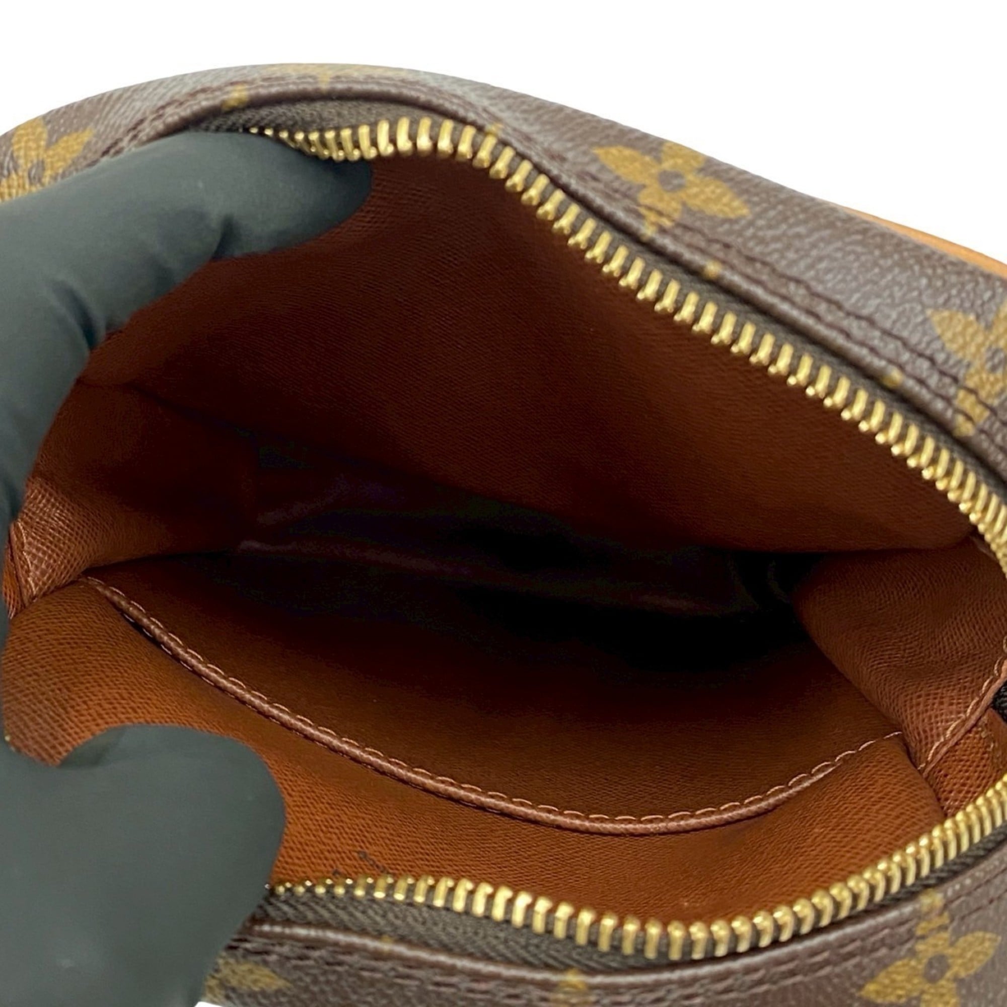 Louis Vuitton Brown Pvc Leather Pochette Shoulder Bag (Pre-Owned)