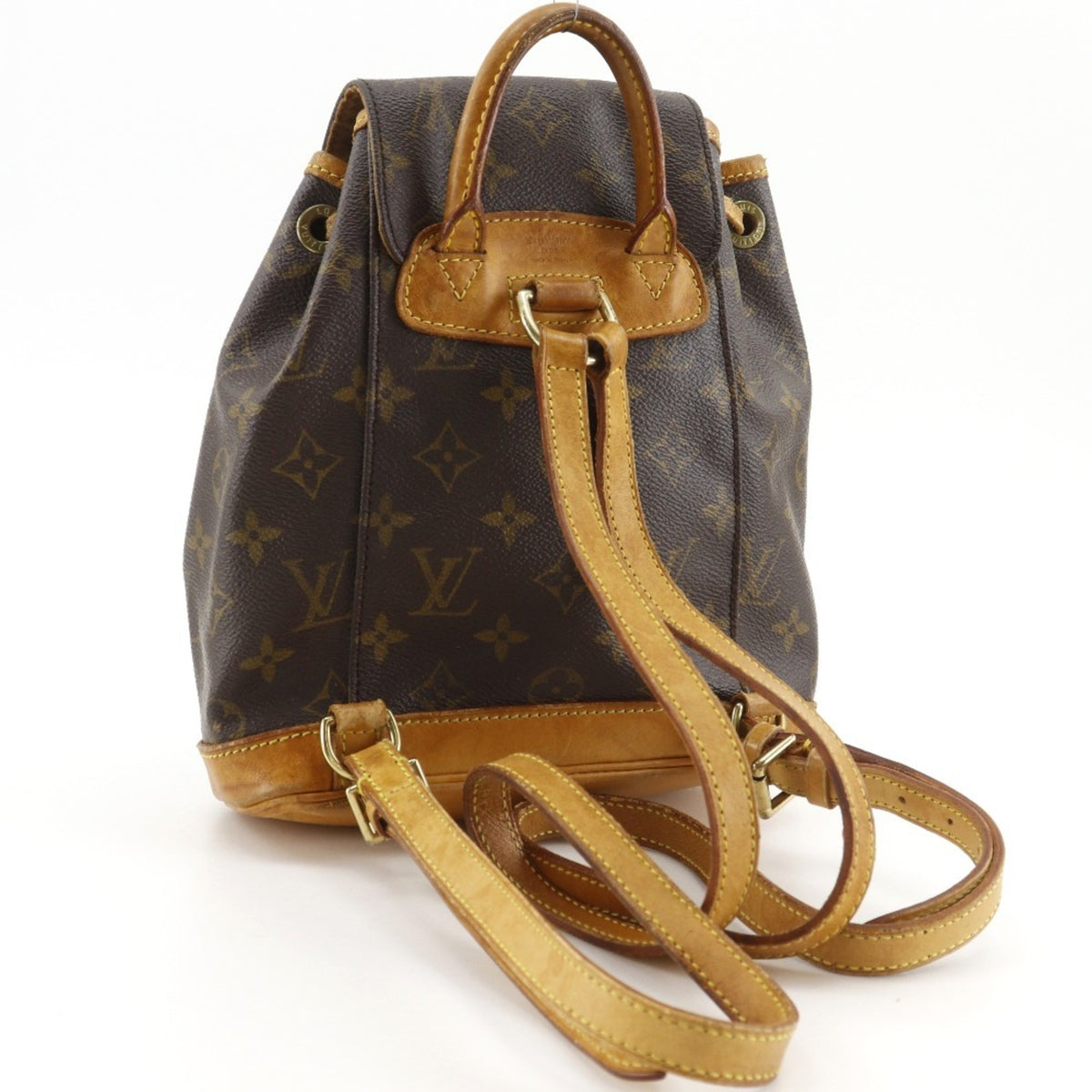 Louis Vuitton Brown Canvas Backpack (Pre-Owned)