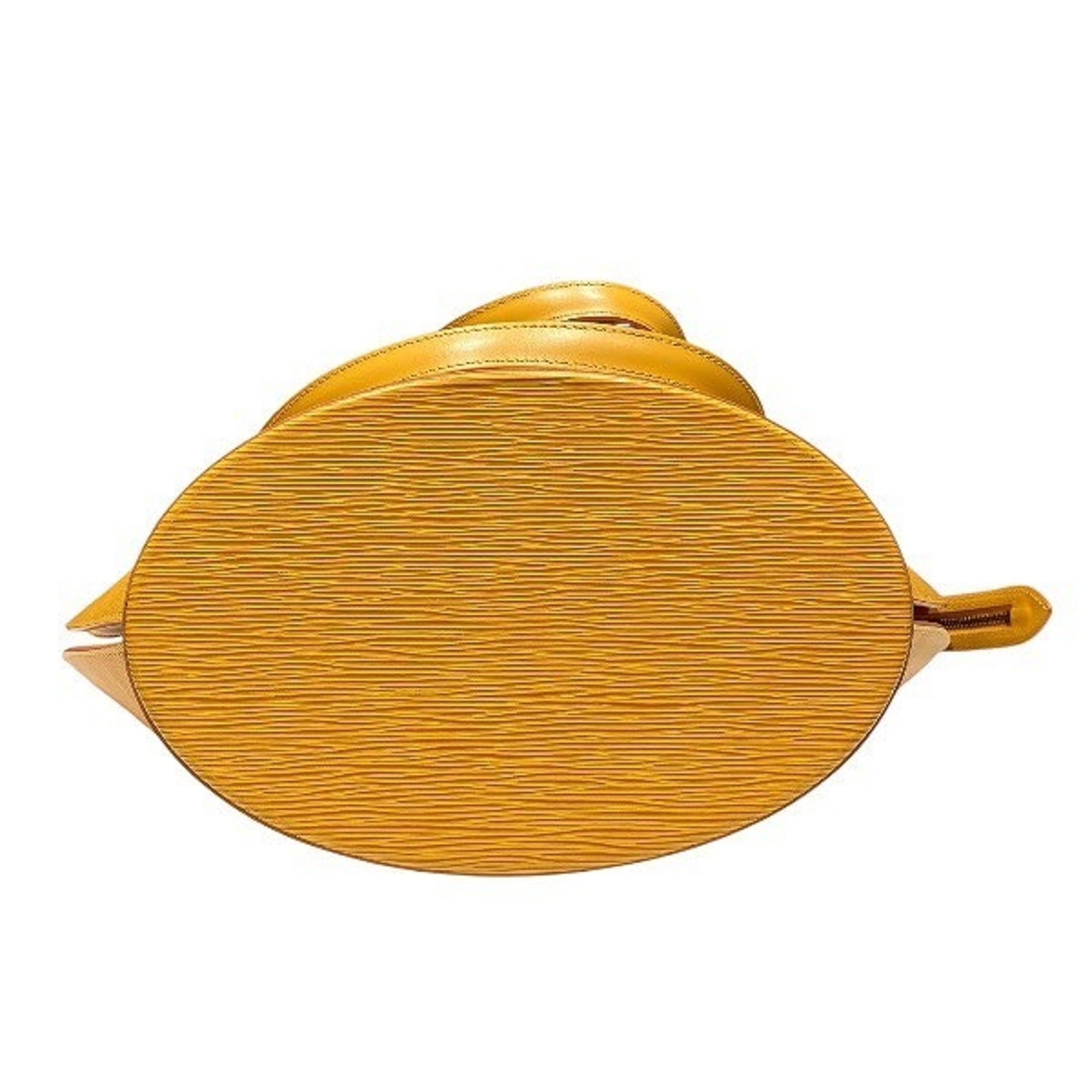 Louis Vuitton Yellow Leather Handbag Shoulder Bag (Pre-Owned)