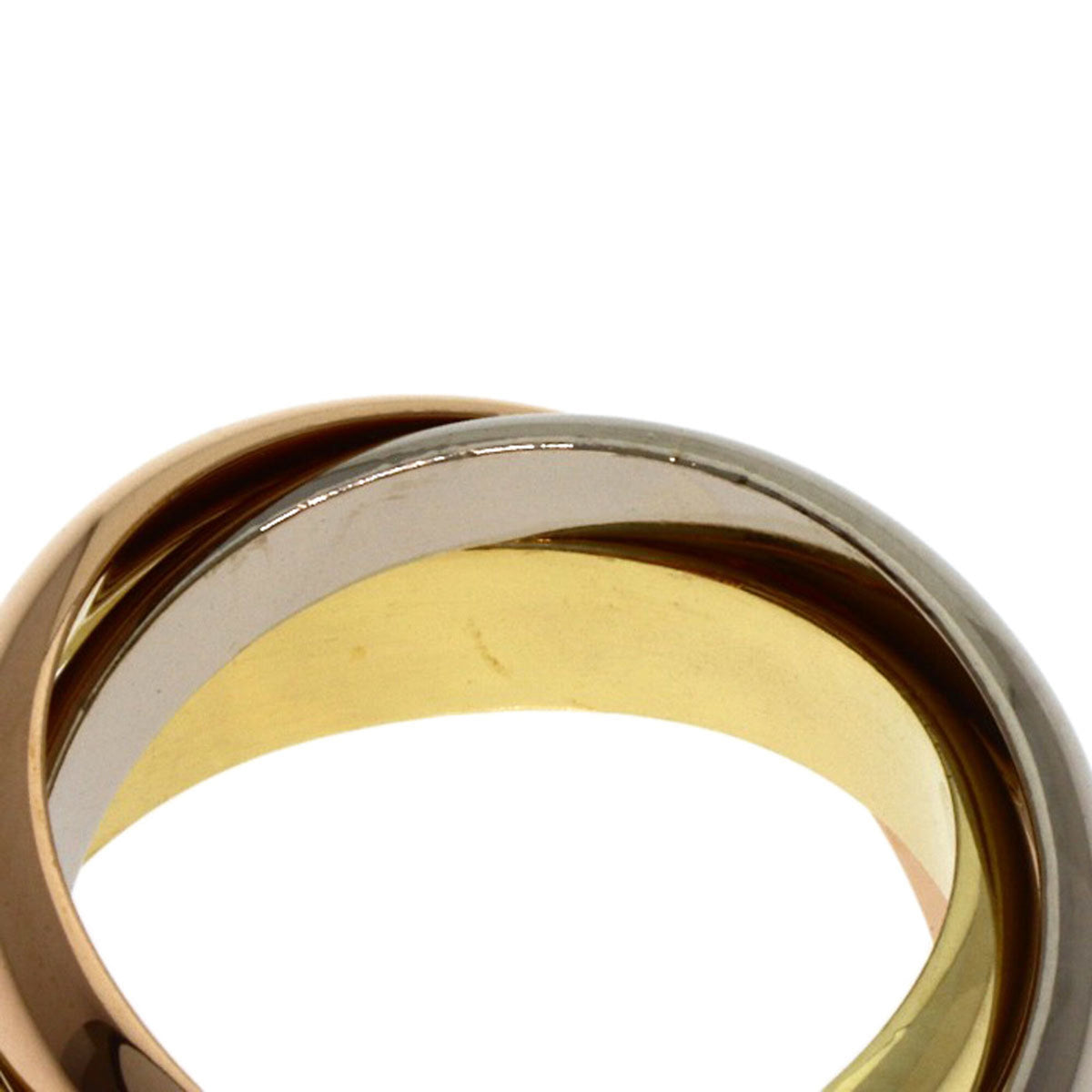Cartier Trinity Yellow Gold (18K) Pink Gold (18K) White Gold (18K) Band Ring (Pre-Owned)