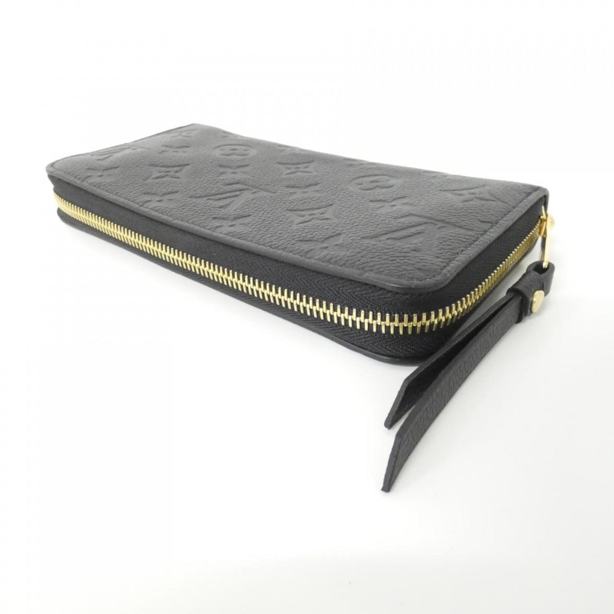 Louis Vuitton Black Monogram Monogram Empreinte Leather Long Wallet (Bi-Fold) (Pre-Owned)