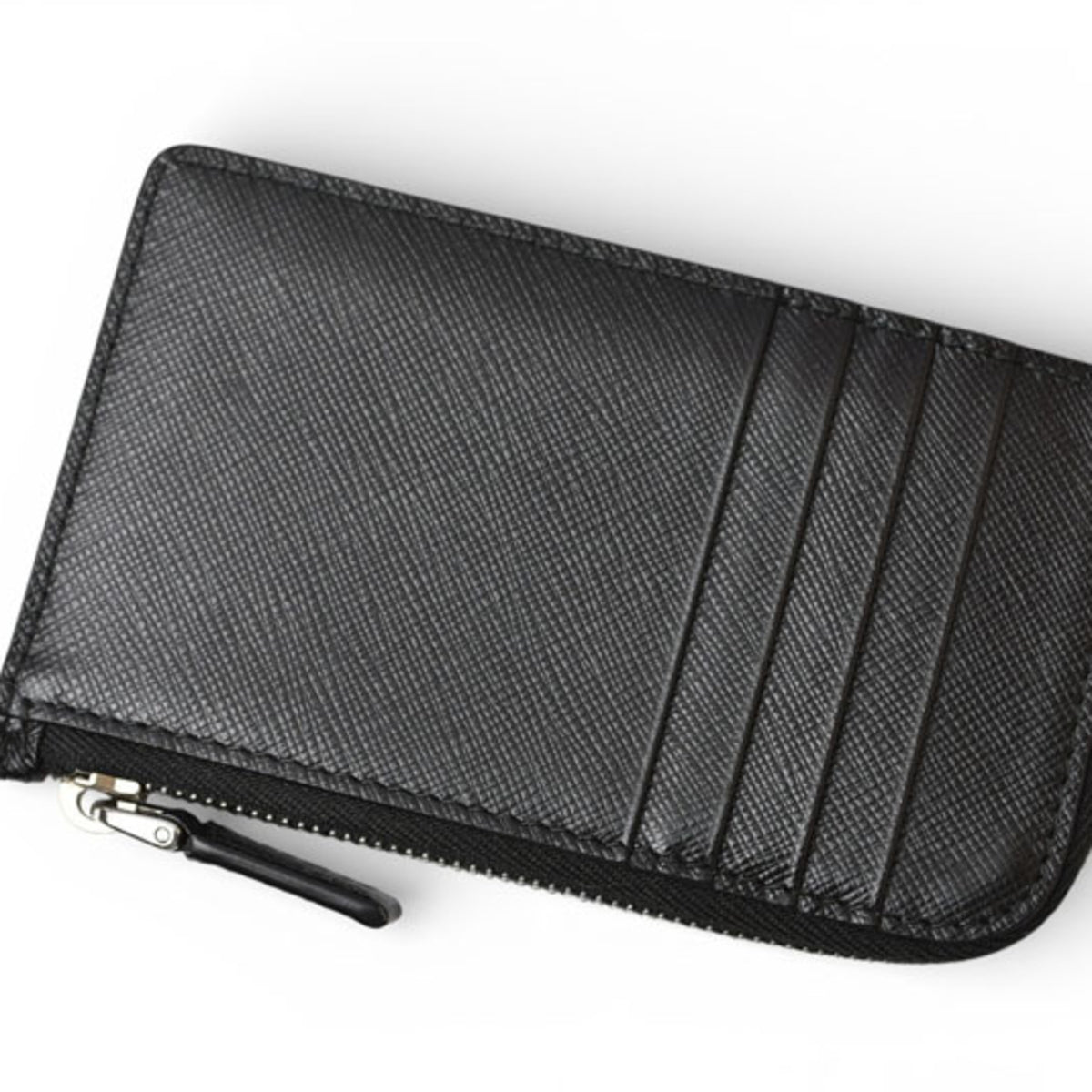 Prada Black Nero Leather Coin Purse/Coin Case (Pre-Owned)
