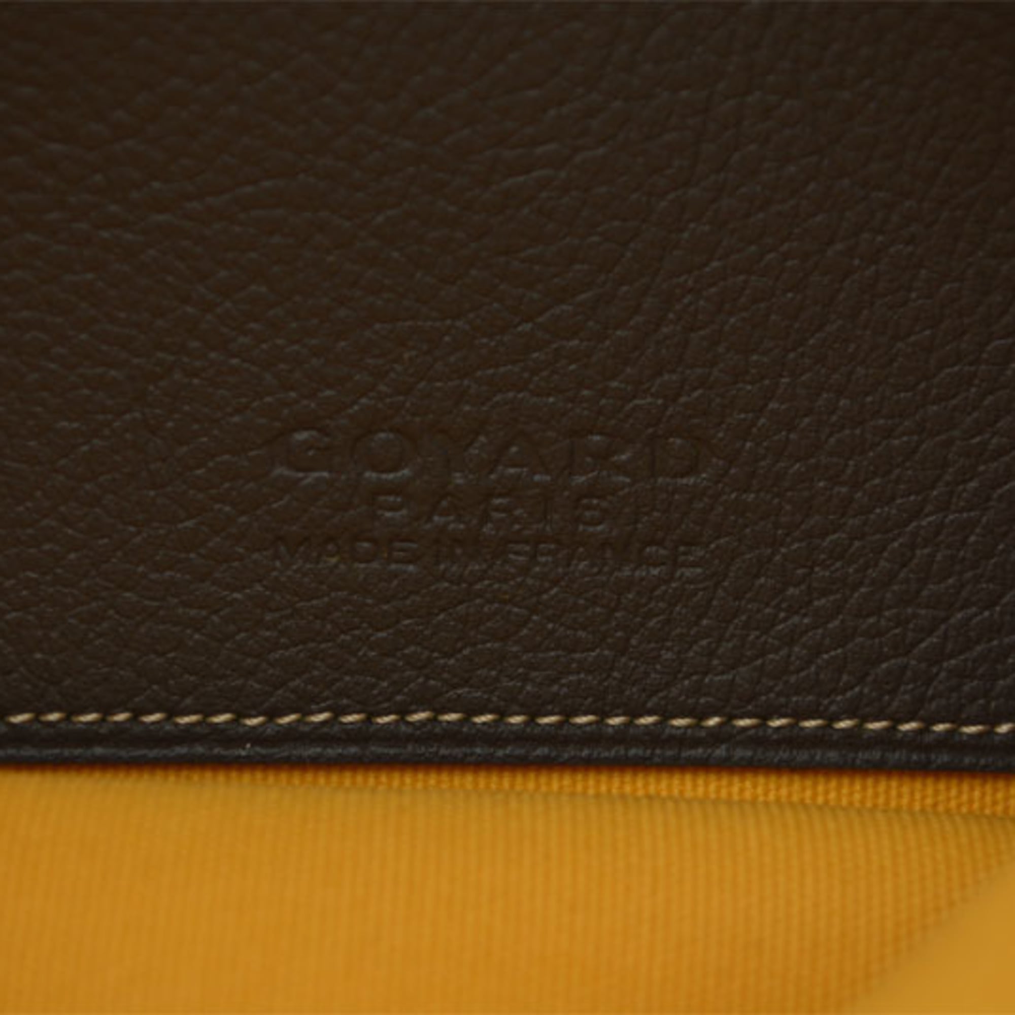 Goyard Gray Coated Canvas Leather Pouch (Pre-Owned)