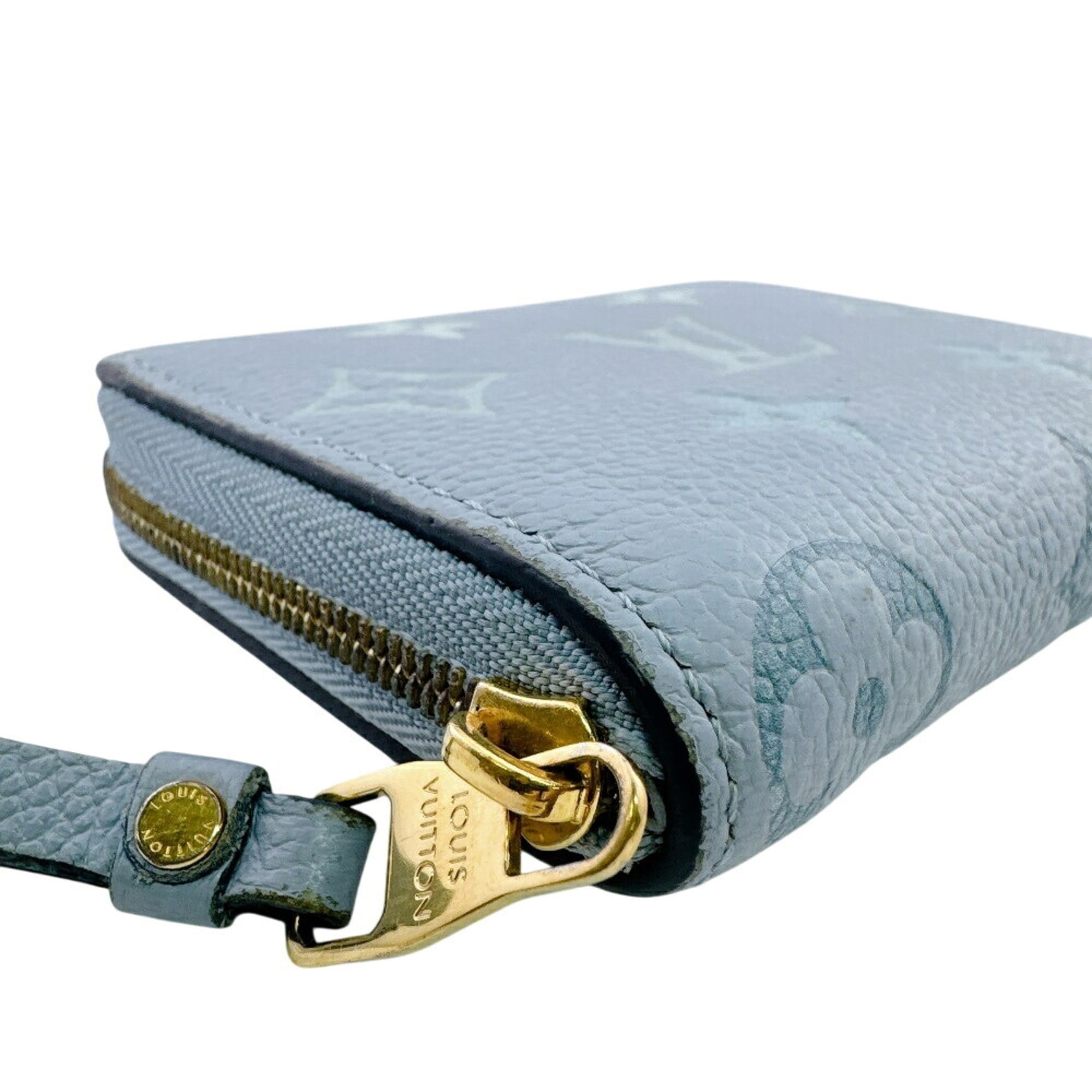 Louis Vuitton Monogram Empreinte Blue Monogram Empreinte Wallet (Bi-Fold) (Pre-Owned)