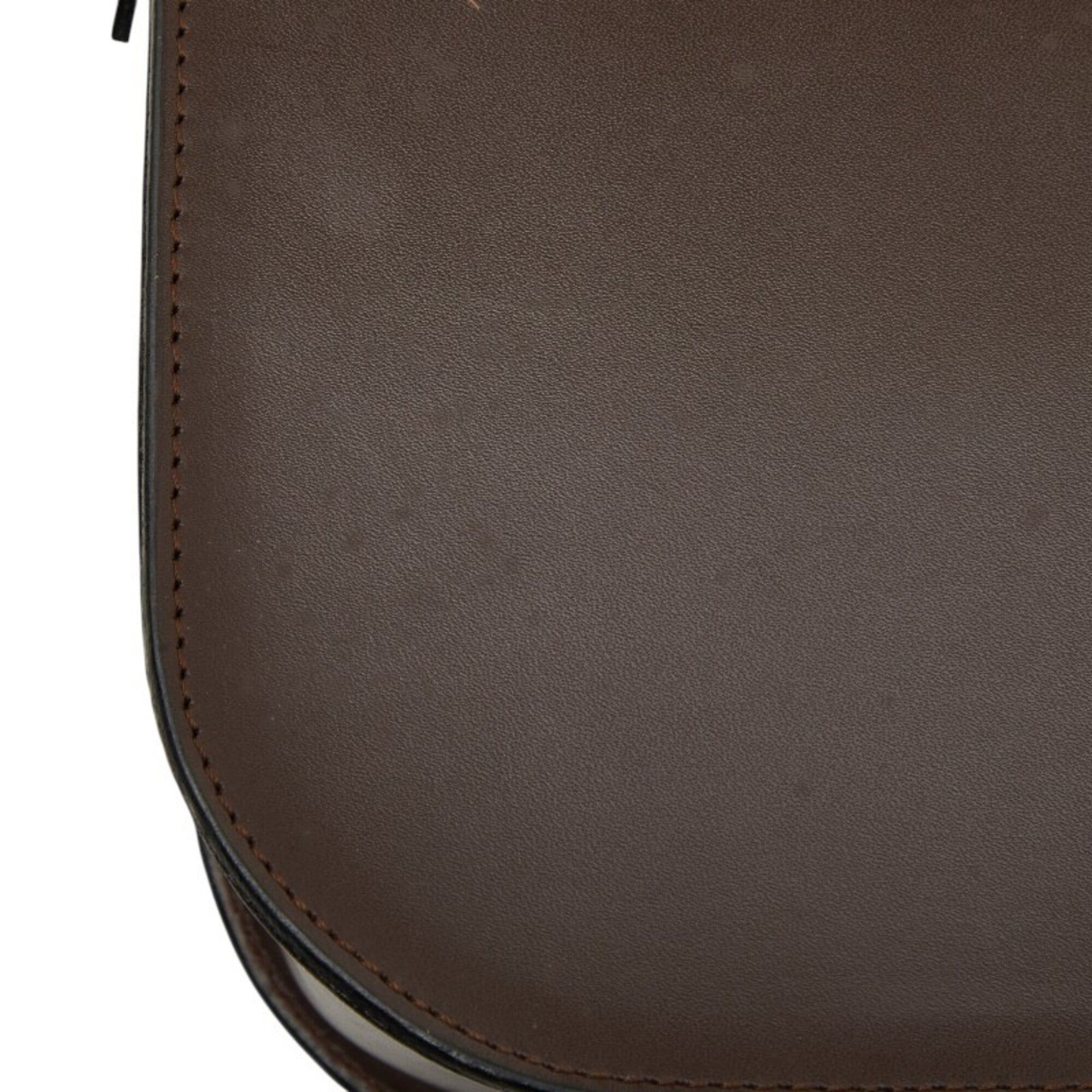 Chanel Brown Leather Pouch Tote Bag (Pre-Owned)
