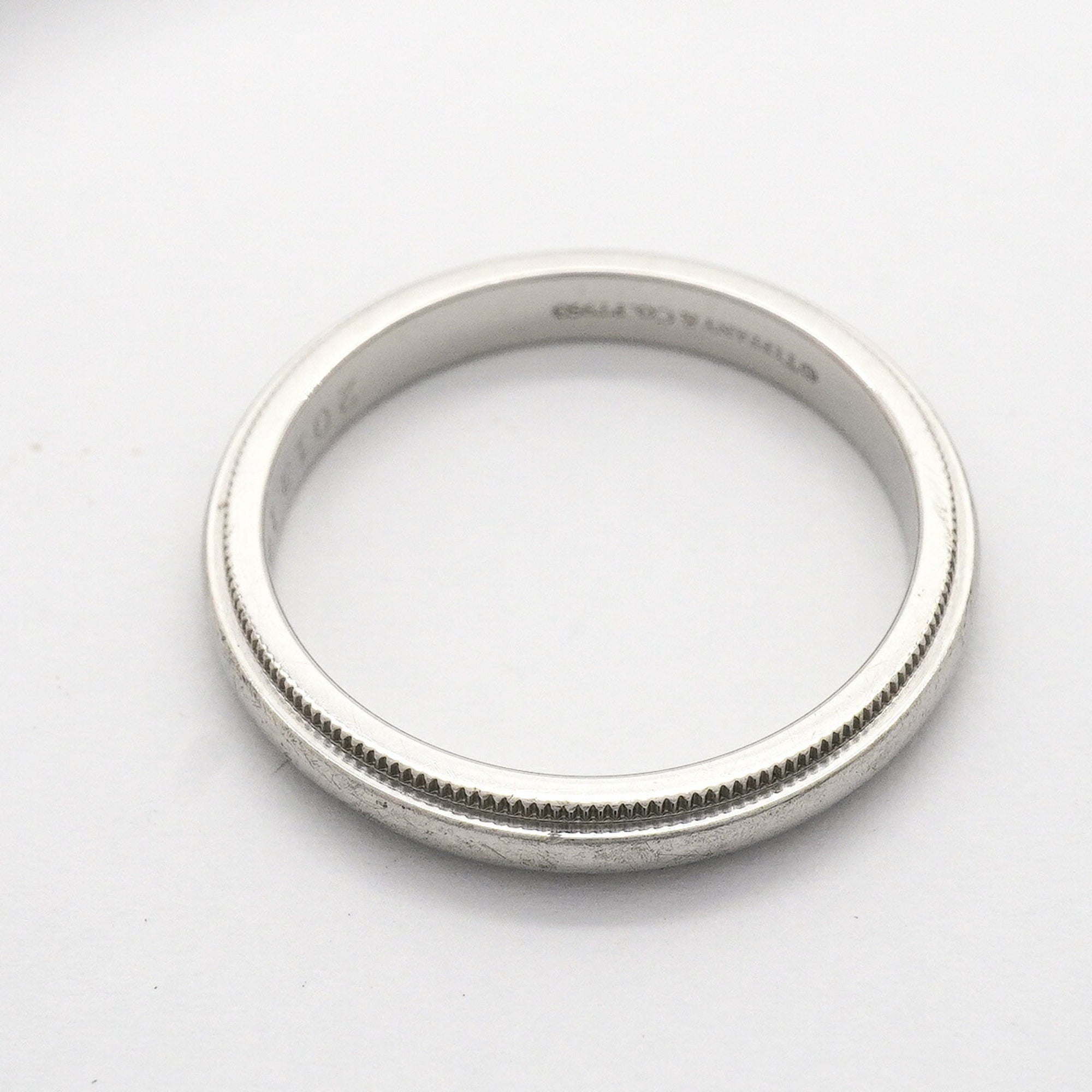 Tiffany Platinum 950 Band Ring (Pre-Owned)