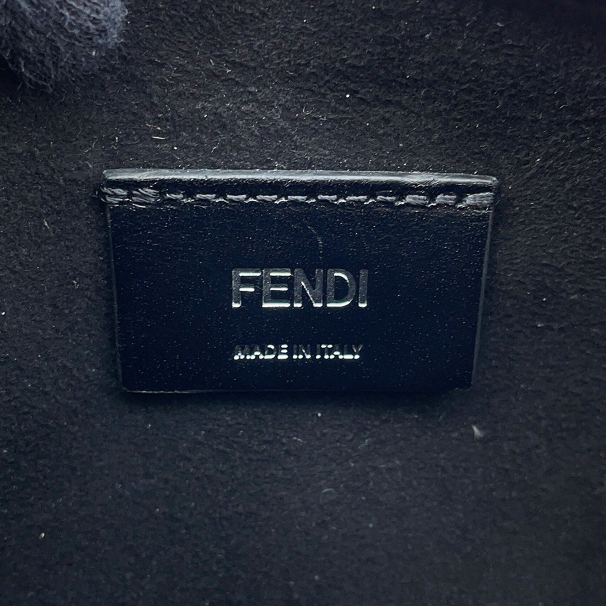 Fendi Black Leather Handbag Shoulder Bag (Pre-Owned)