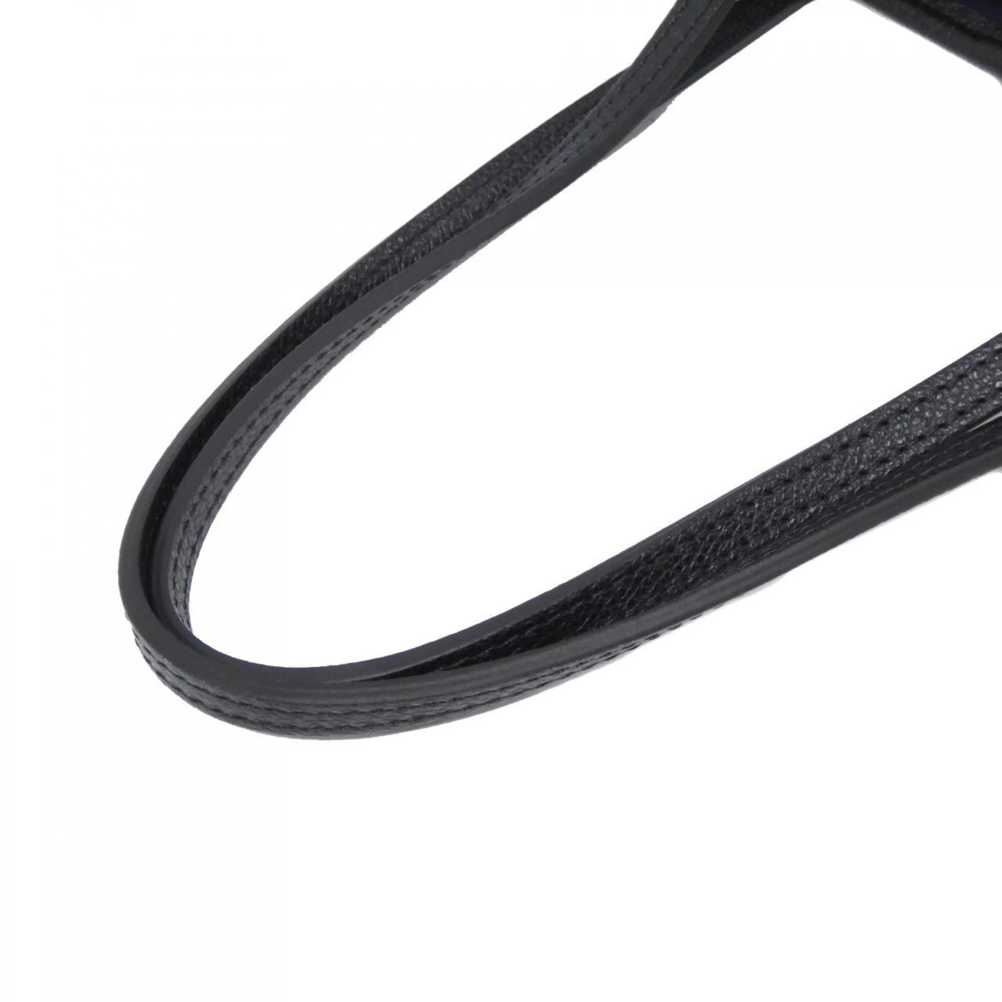 Louis Vuitton Black Leather Handbag Pouch (Pre-Owned)