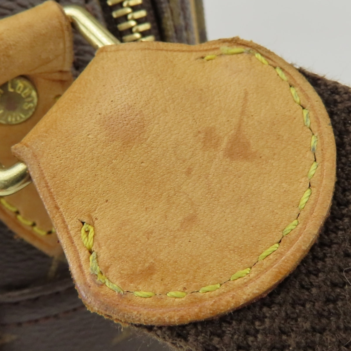 Louis Vuitton Brown Monogram Leather Shoulder Bag (Pre-Owned)